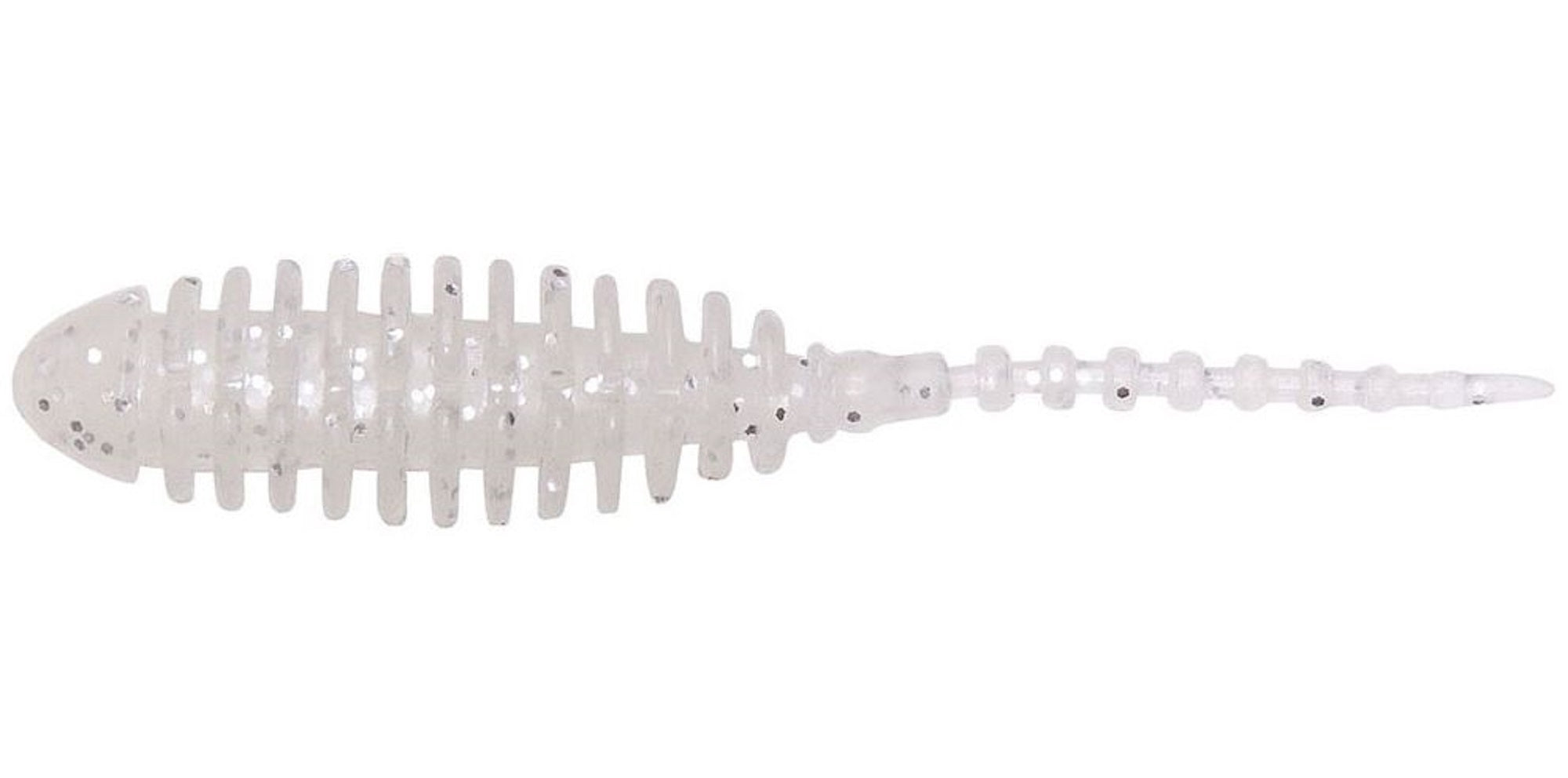 Megabass Soft Lure Dr Choro 2 Inch Glow White Silver Flake (9686)