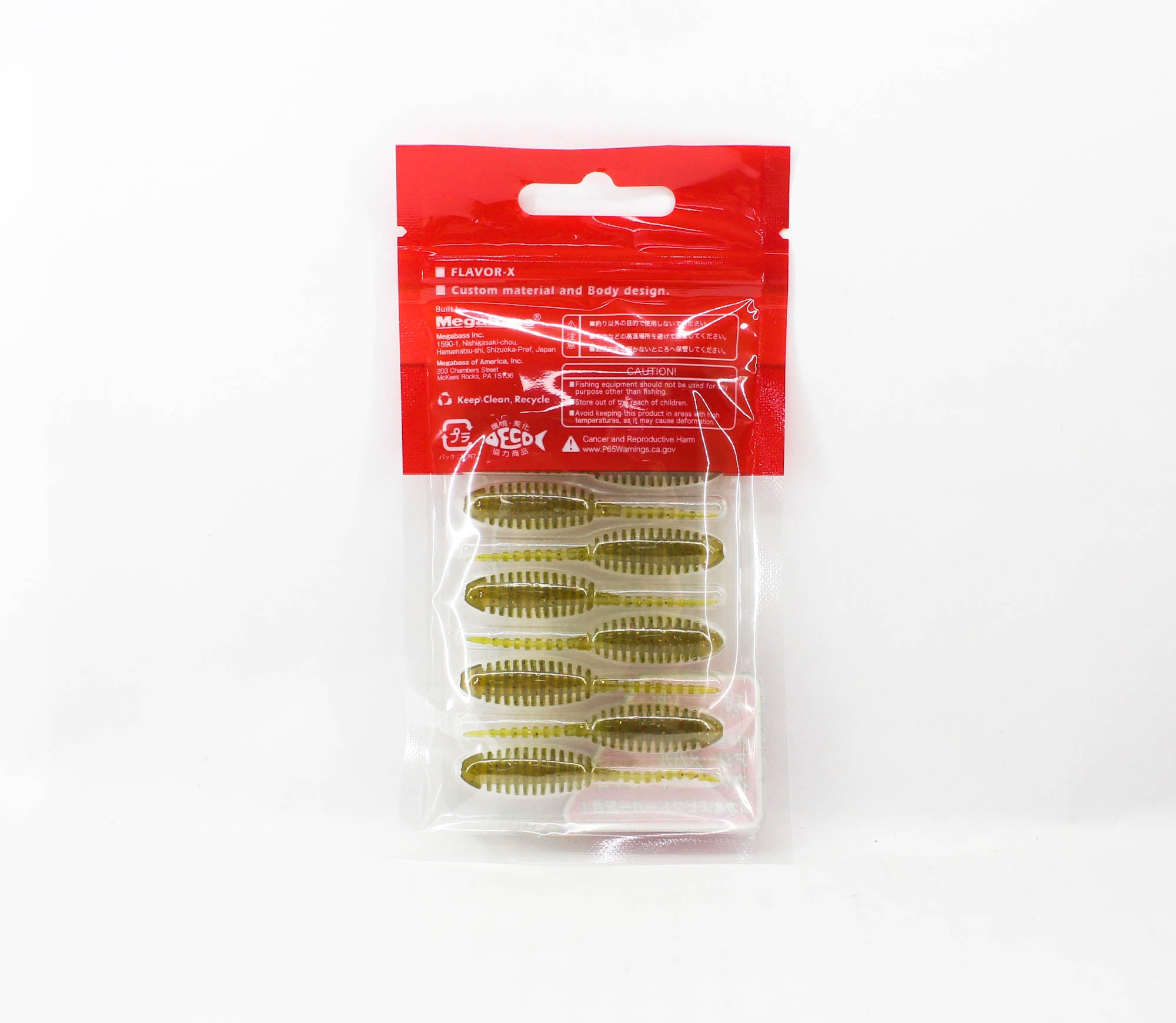 Megabass Soft Lure Dr Choro 2 Inch Gripan Red Gold (9723)