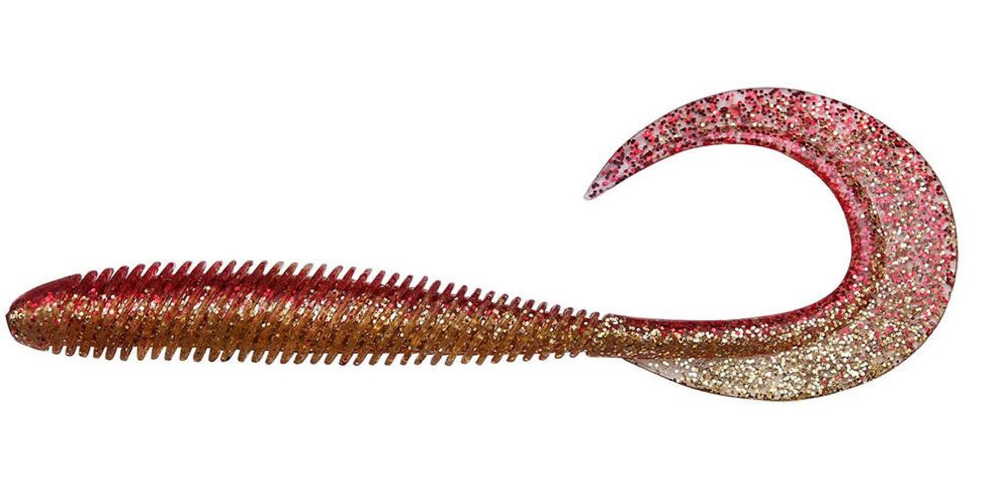Megabass Soft Lure Kemuri Curly 2.5 Inches Akakin (0217)