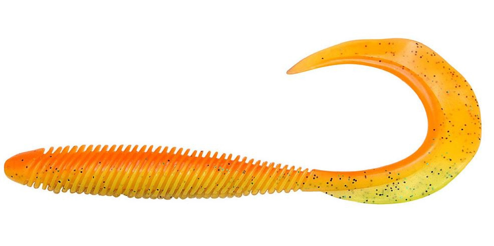 Megabass Soft Lure Kemuri Curly 2.5 Inches Orange Back Chart (0231)
