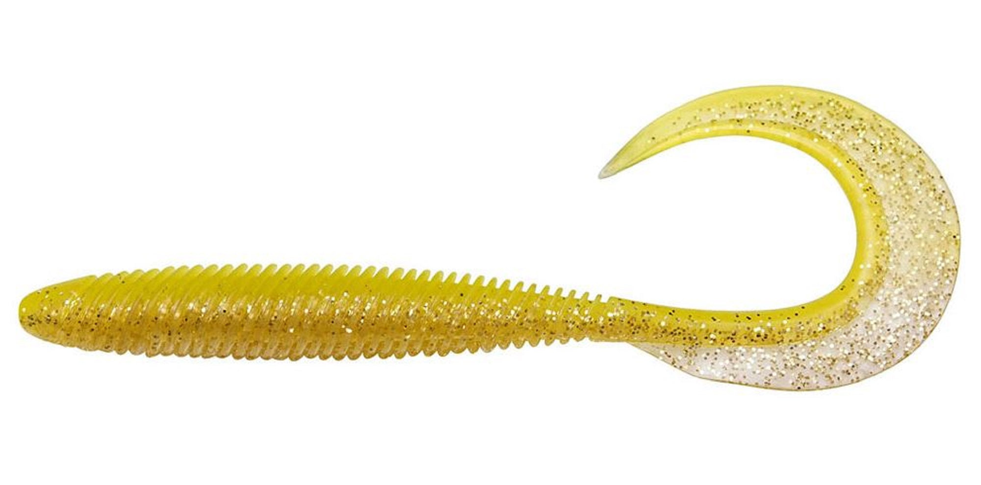 Megabass Soft Lure Kemuri Curly 2.5 Inches Chart Back Gold (0248)