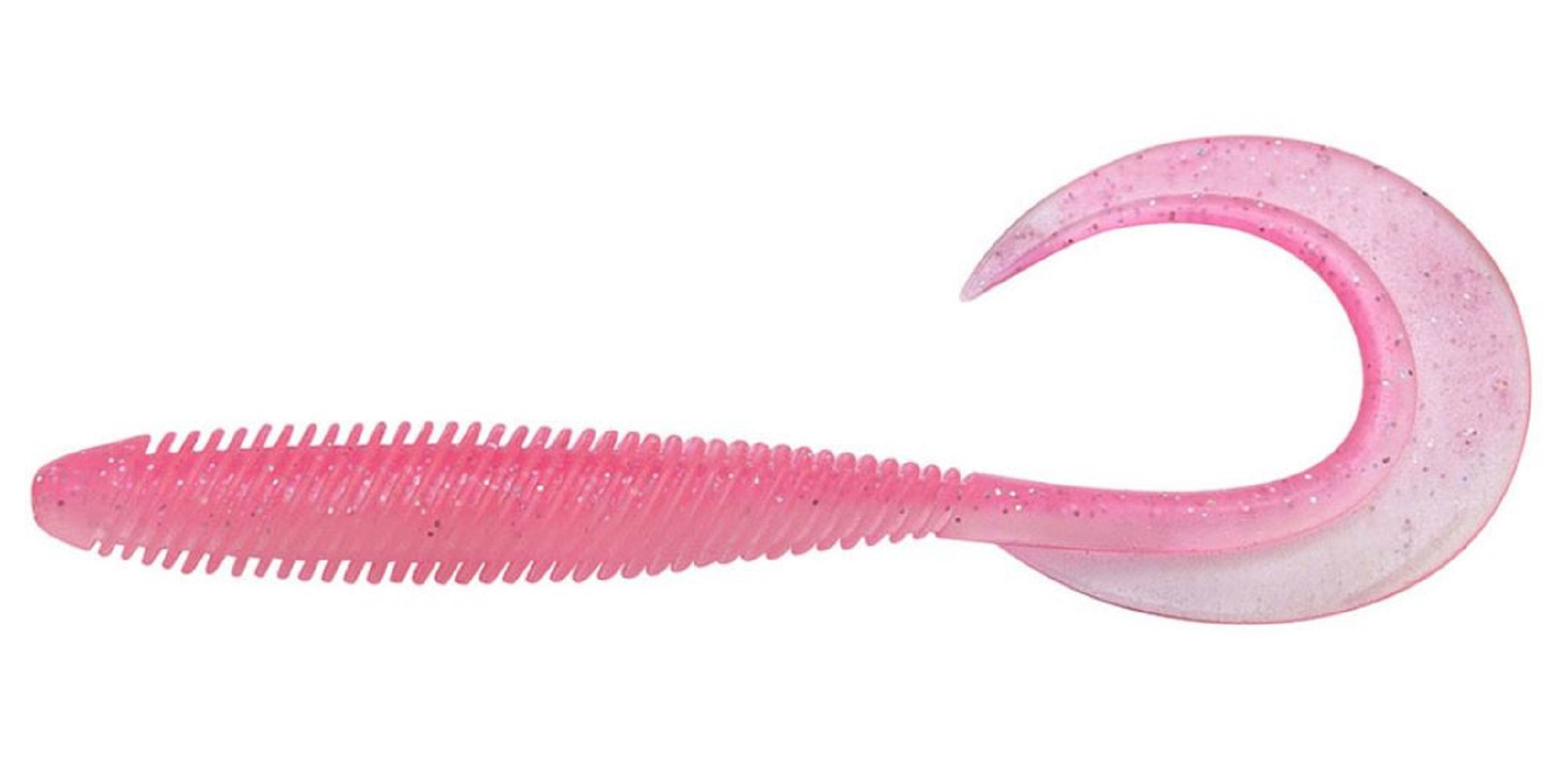 Megabass Soft Lure Kemuri Curly 3.5 Inches Zabuton Pink (0323)