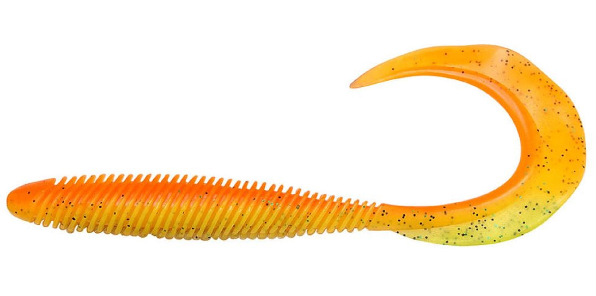 Megabass Soft Lure Kemuri Curly 3.5 Inches Orange Back Chart (0378)
