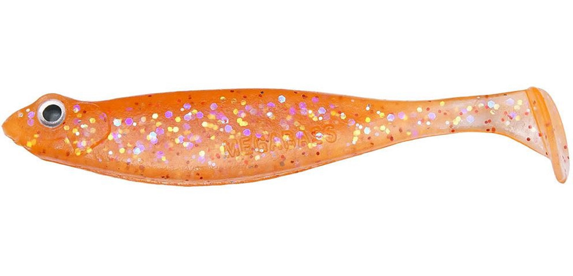 Megabass Soft Lure Hazedong Shad SW 3 Inches Clear Orange (1399)