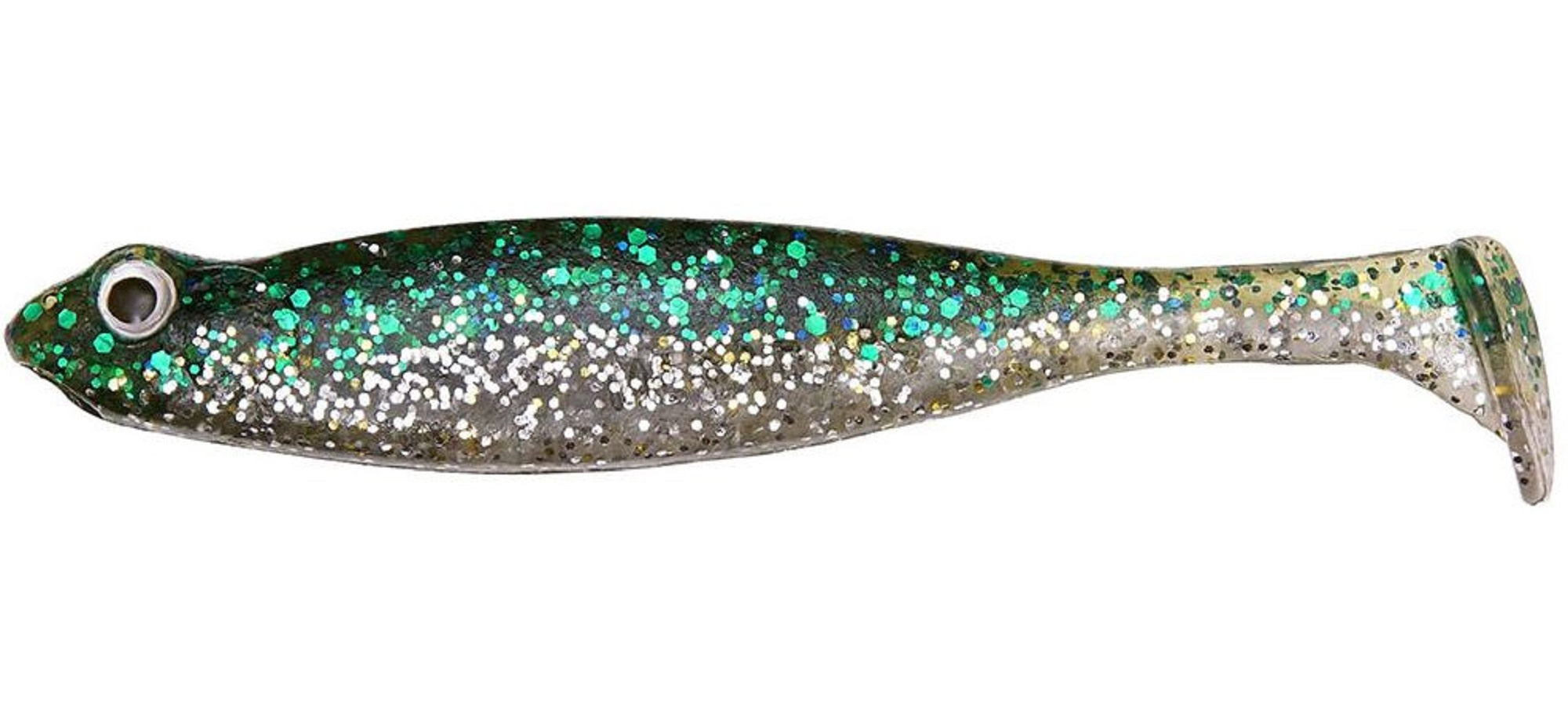 Megabass Soft Lure Hazedong Shad SW 4.2 Inches Green Silver (1498)