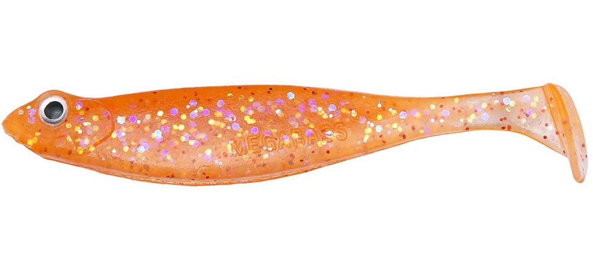 Megabass Soft Lure Hazedong Shad SW 4.2 Inches Clear Orange (1528)