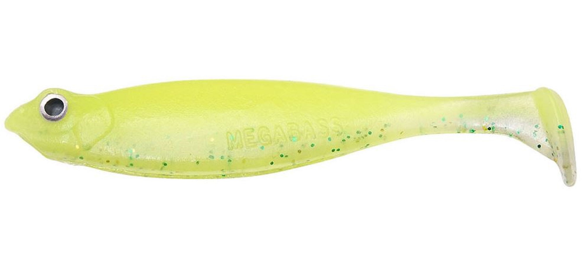 Megabass Soft Lure Hazedong Shad SW 4.2 Inches Glow Chart Lime (1573)
