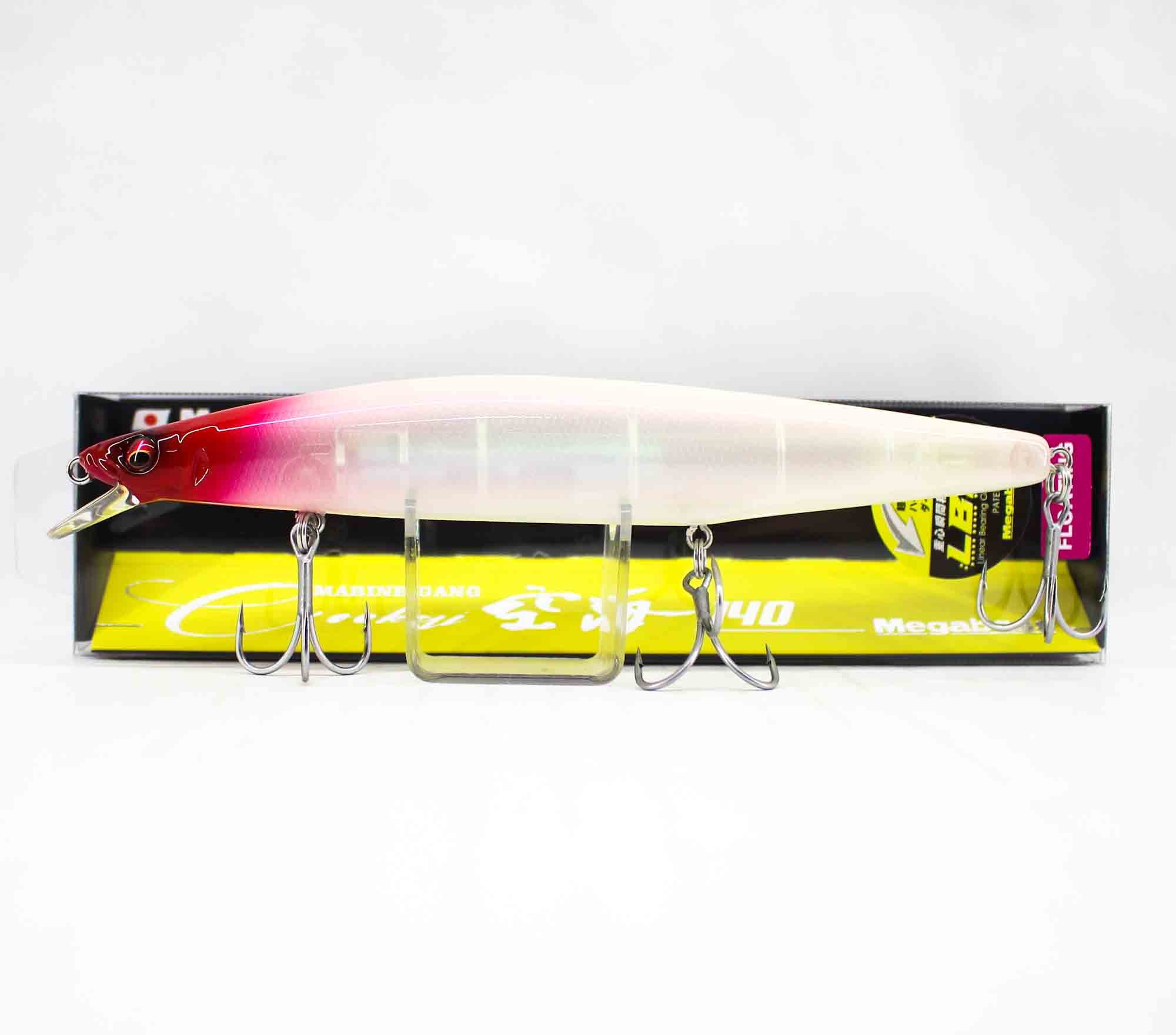 Megabass Marine Gang 140F Floating Lure PM Ghost Red Head (1696)