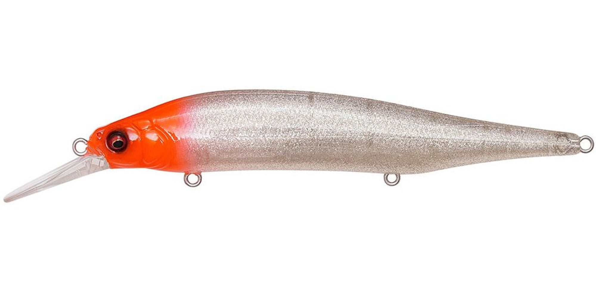 Megabass X-80 Magnum +1 Sinking Lure GLX Shiny Red Head (2396)