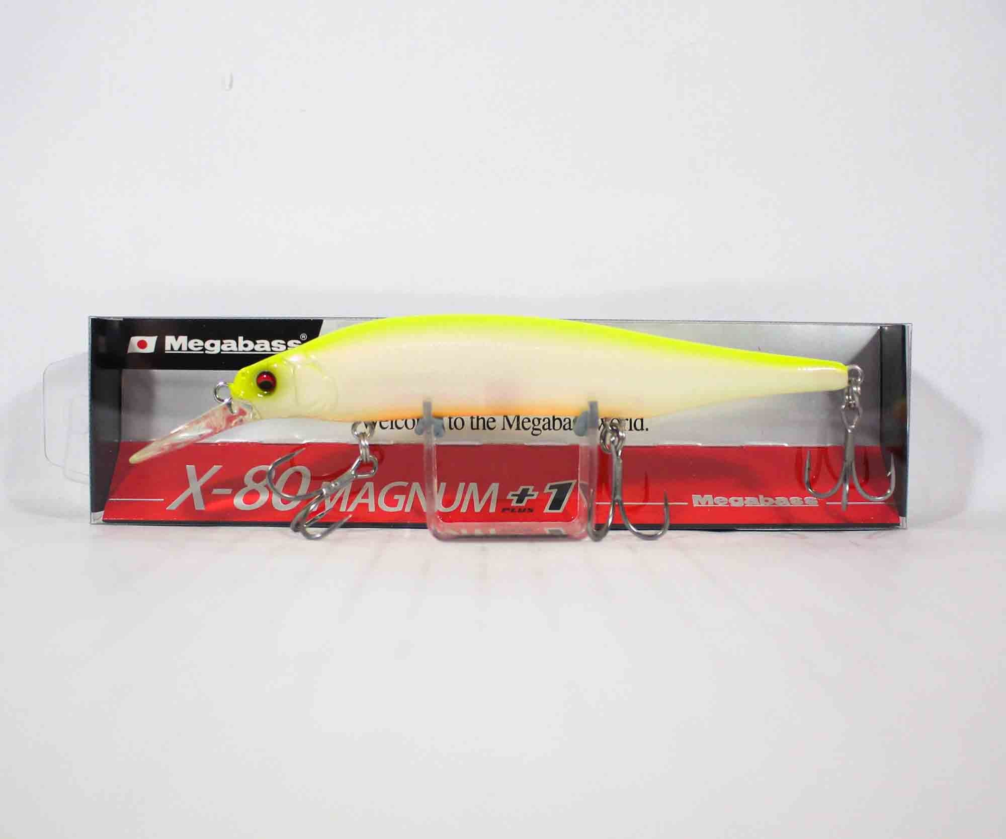 Megabass X-80 Magnum +1 Sinking Lure PM Chart Back (2419)
