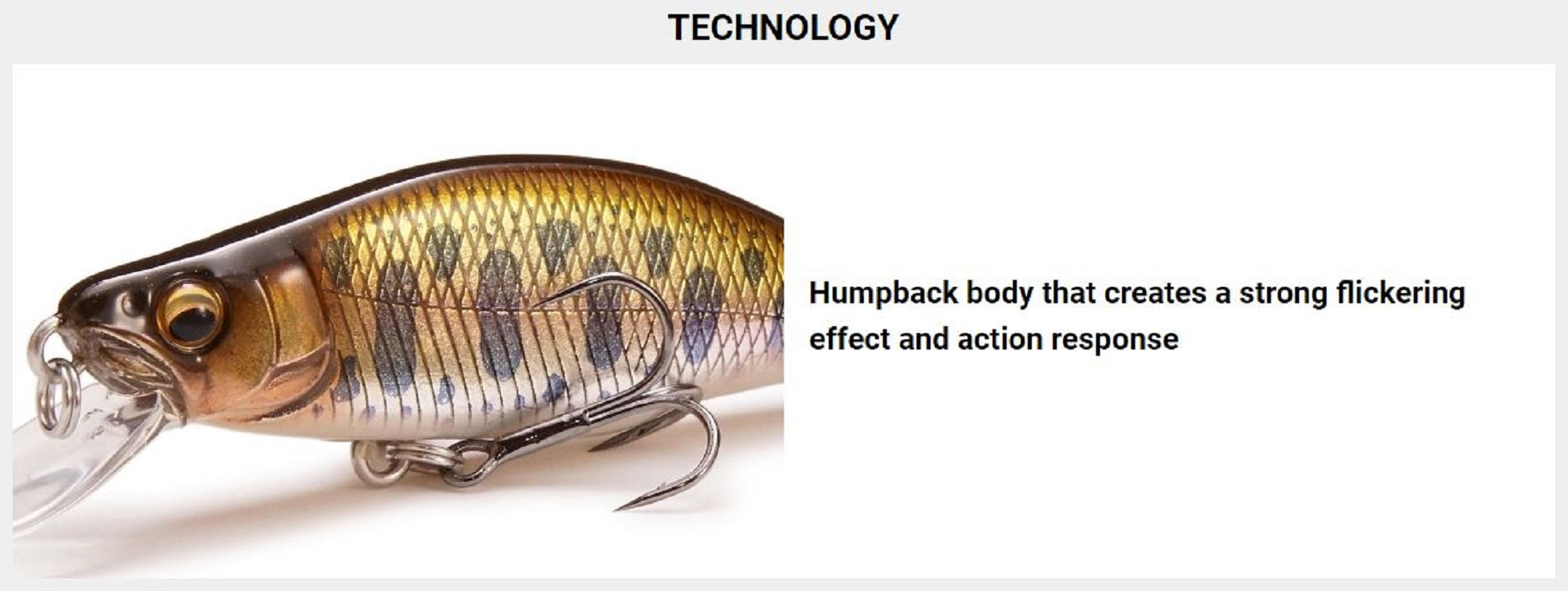 Megabass GH 46 Humpback FS Sinking Lure AL Shiny Keimura Ayu (4154)