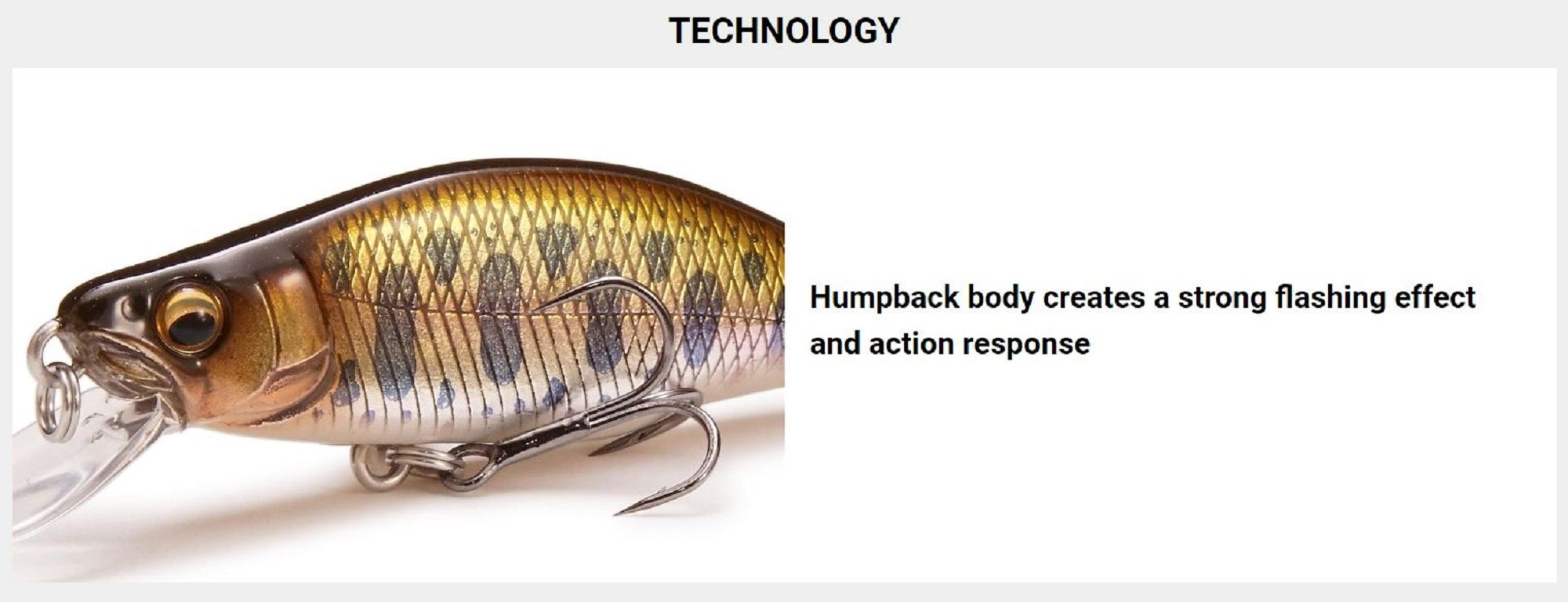 Megabass GH 46 Humpback FS Sinking Lure AL Indicater Yamame (4161)