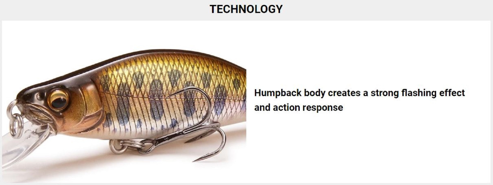 Megabass GH 46 Humpback FS Sinking Lure LZ Lime Back OB (4246)