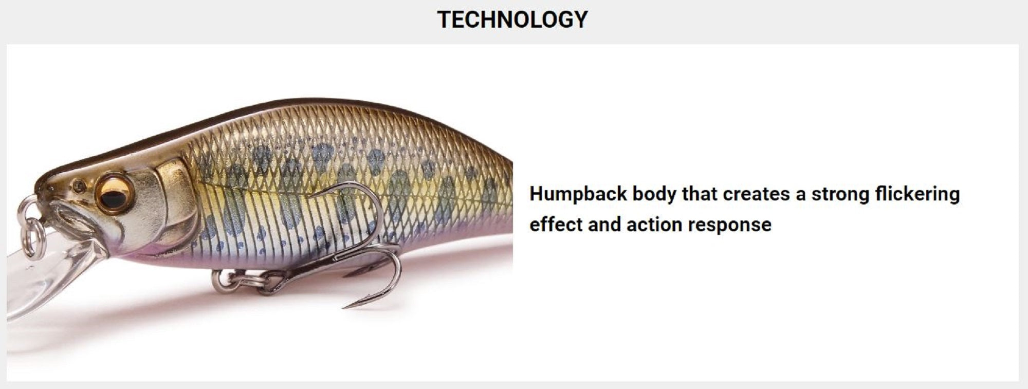 Megabass GH 51 Humpback FS Sinking Lure AL Indicater Yamame (4345)