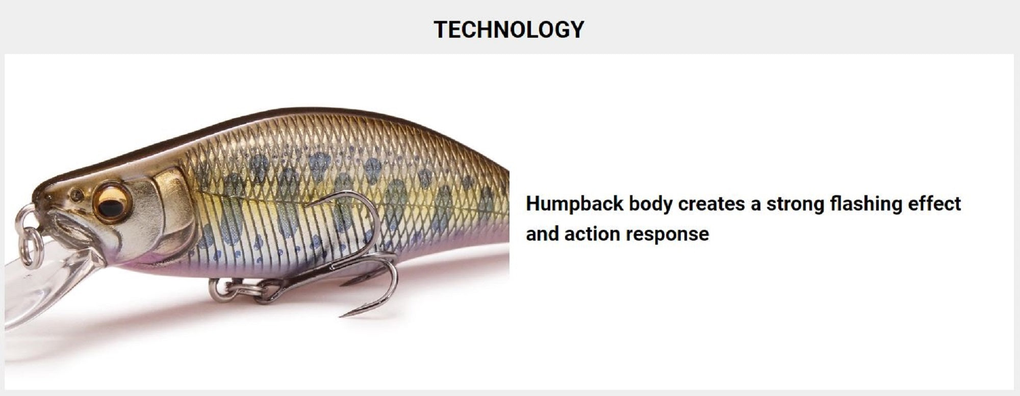 Megabass GH 51 Humpback FS Sinking Lure AL Sabi Yamame (4352)