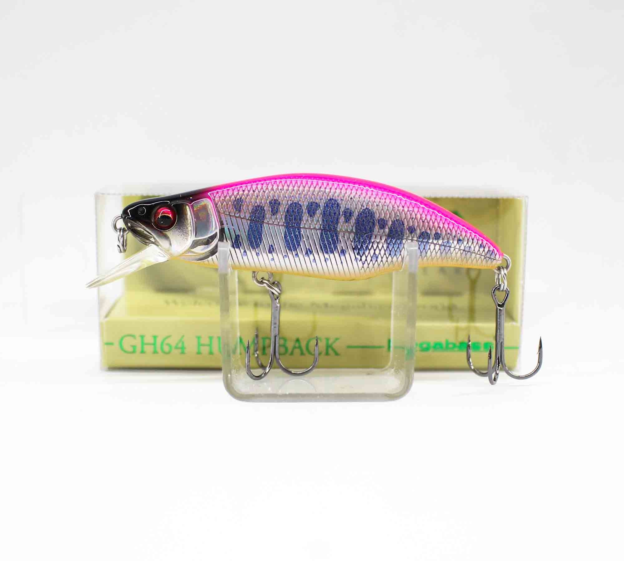 Megabass GH 64 HUMPBACK FS Sinking Lure LZ Pink Back Yamame (4628)