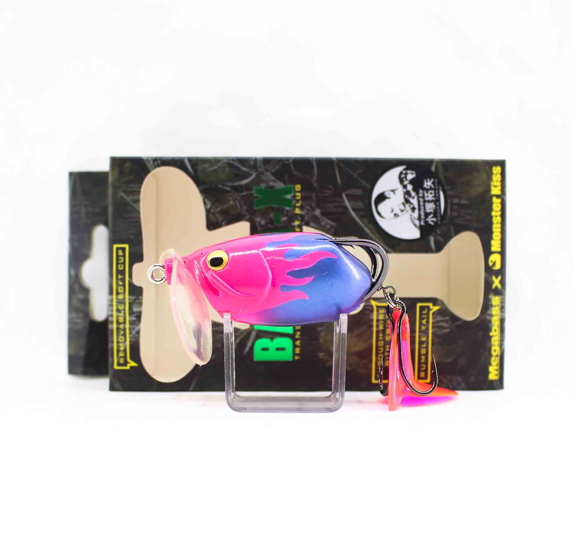 Megabass Batra-X 51 mm 5/8 oz Floating Lure Pink Fire (6806)