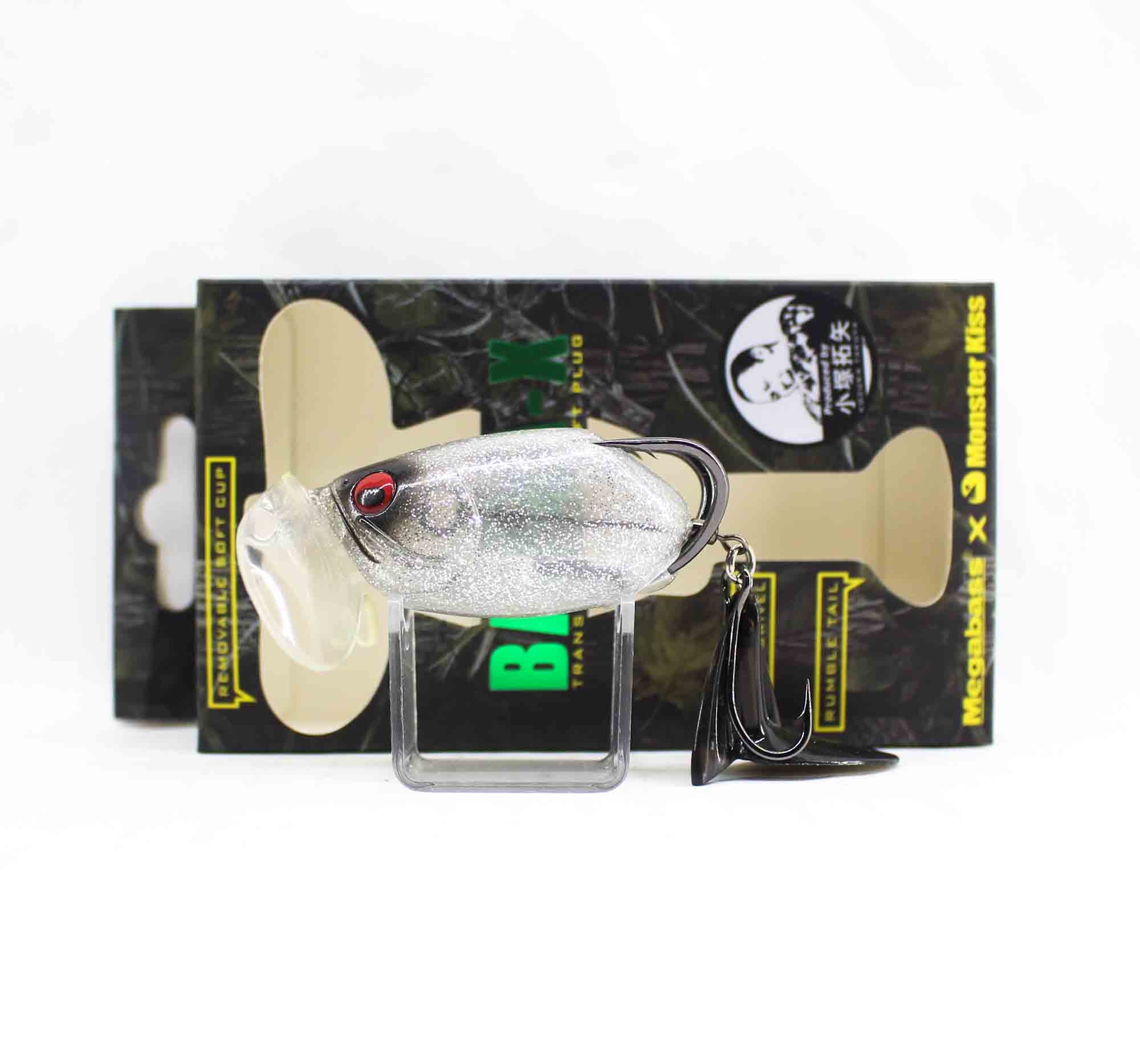 Megabass Batra-X 51 mm 5/8 oz Floating Lure GLX Silver (6844)