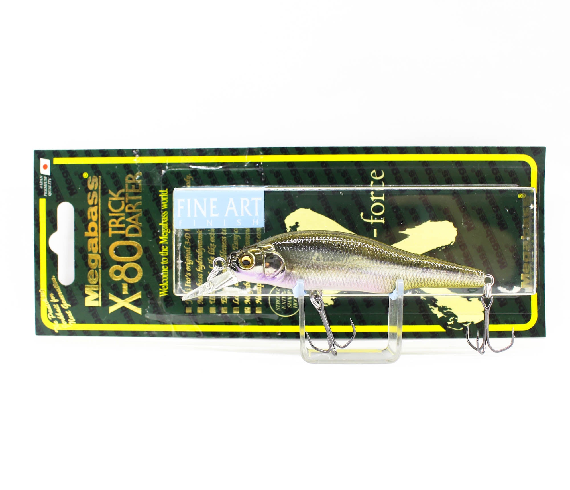Megabass X-80 Trick Darter Suspend Lure FA Wakasagi (8534)