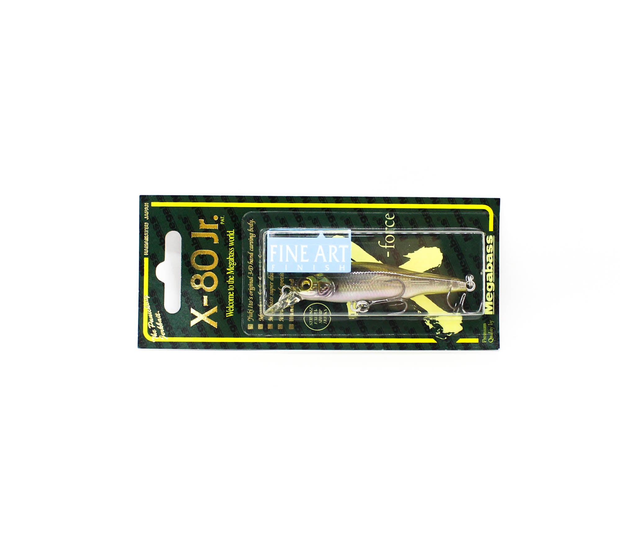 Megabass X-80 JR Suspend Minnow Lure FA Wakasagi (8589)