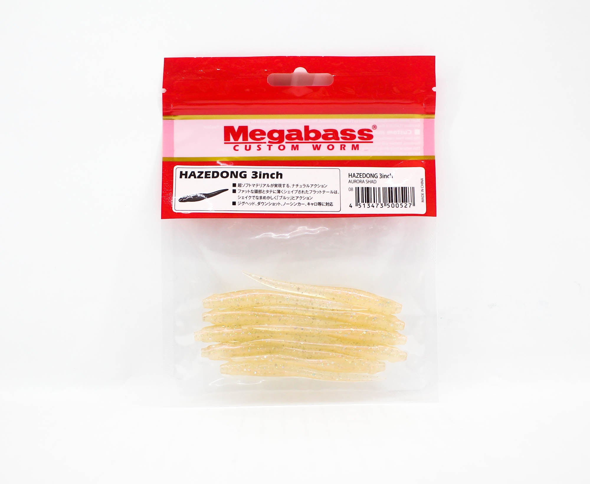 Megabass Soft Lure Hazedong 3 Inches Aurora Shad (0527)