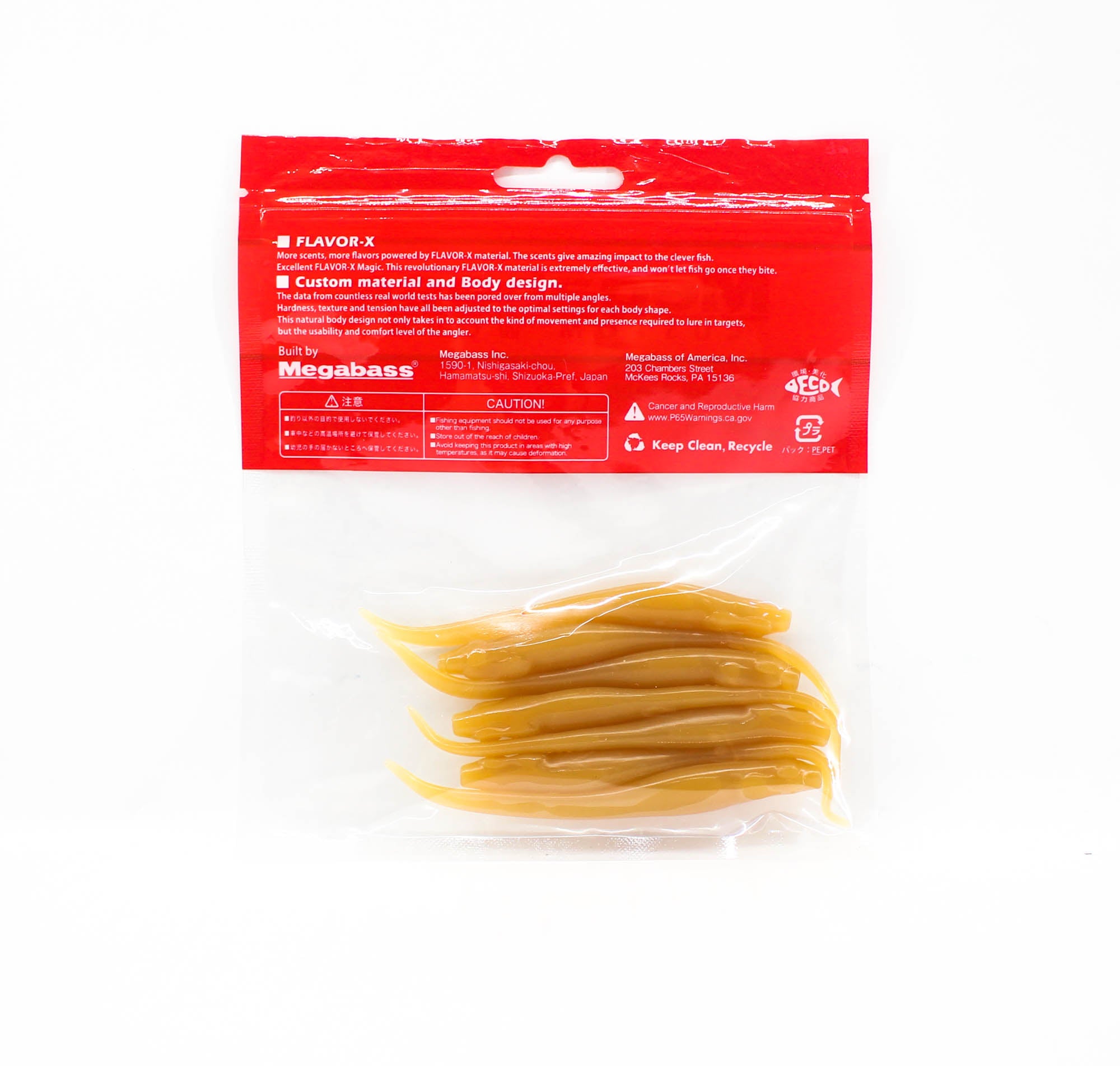 Megabass Soft Lure Hazedong 4 Inches Doba Mimizu (0626)