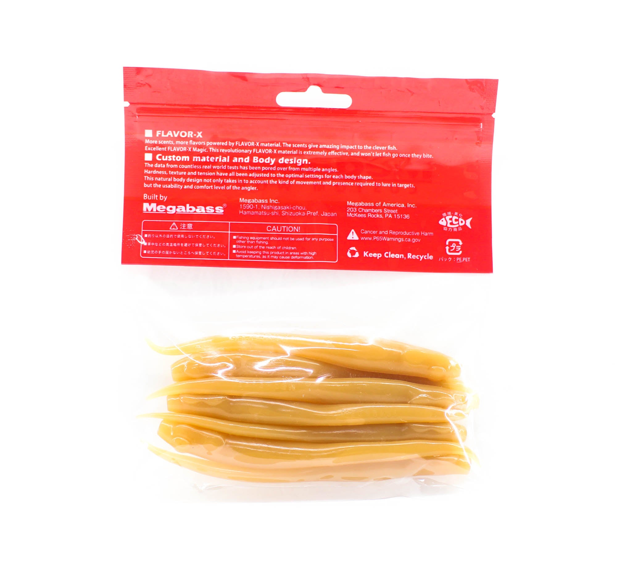 Megabass Soft Lure Hazedong 5 Inches Doba Mimizu (0756)