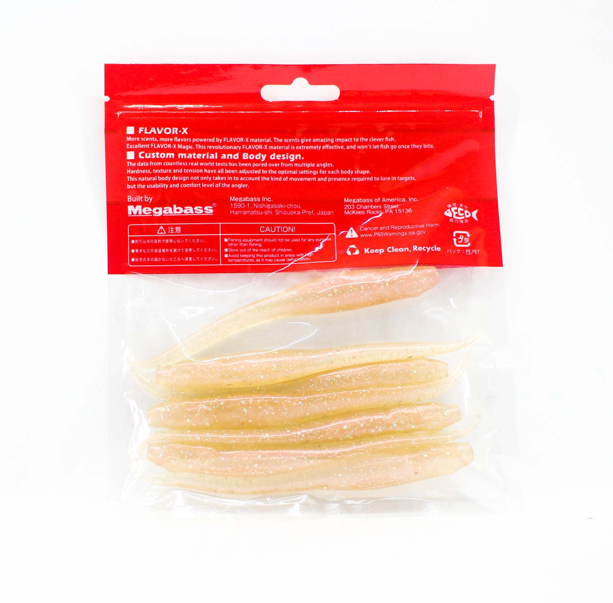 Megabass Soft Lure Hazedong 5 Inches Aurora Shad (0787)