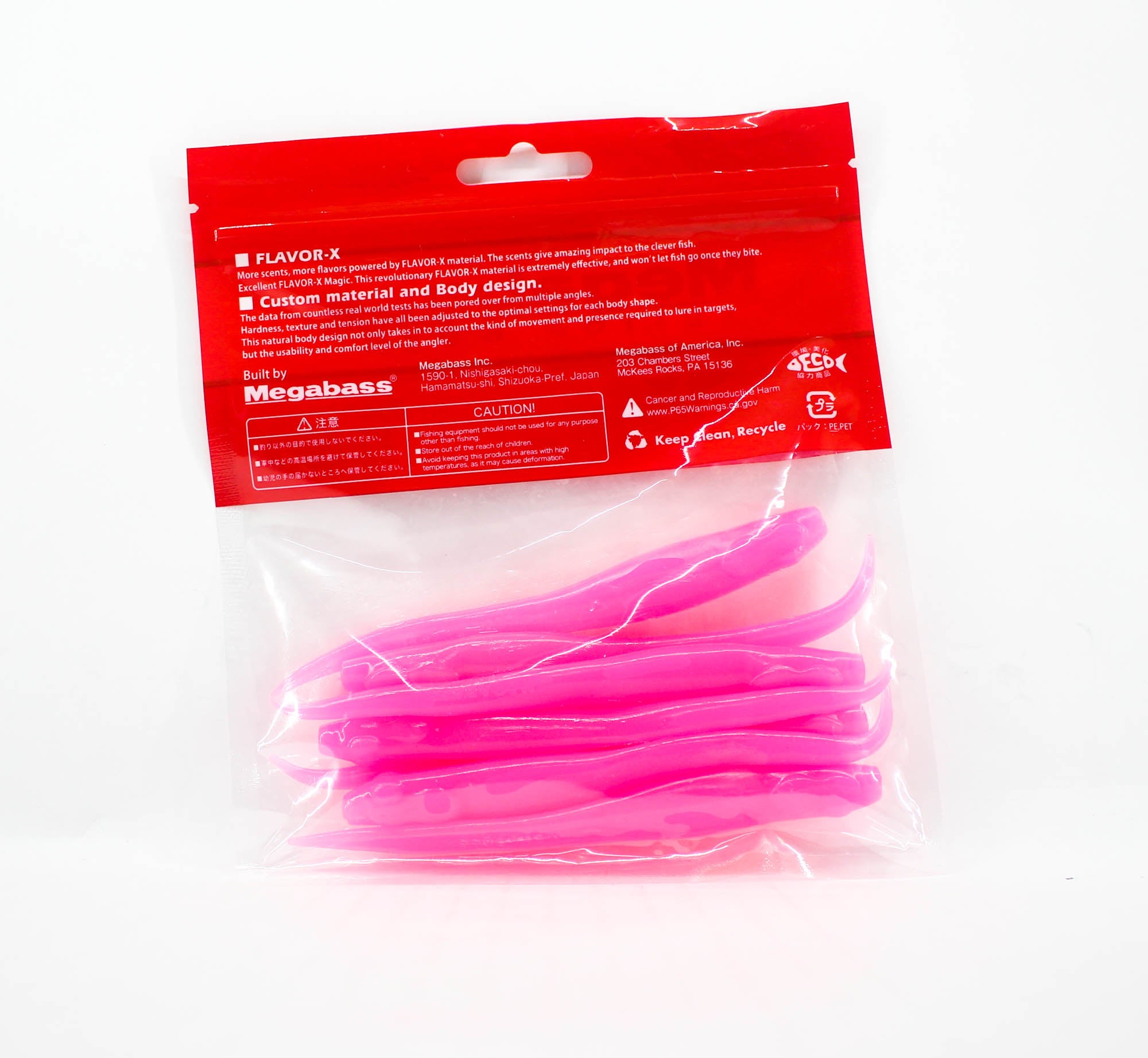 Megabass Soft Lure Hazedong 5 Inches Bed In Pink (0831)