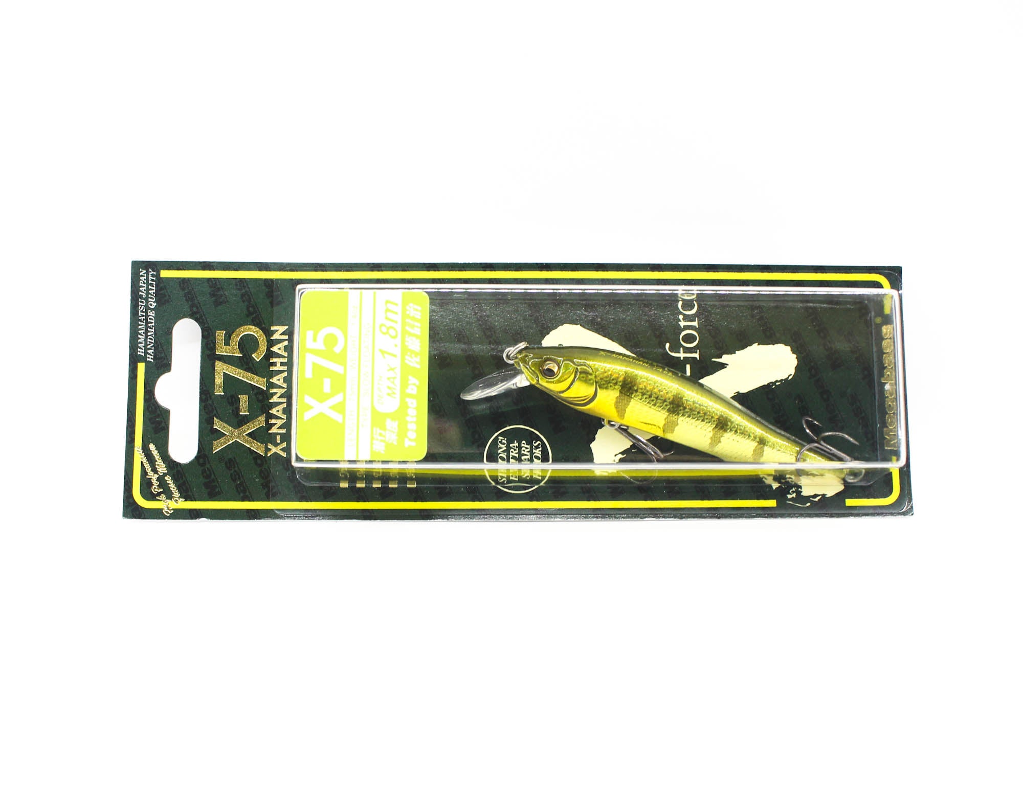 Megabass X-Nanahan 75 mm 1/4 oz Floating Lure GG Baby Perch (1241)