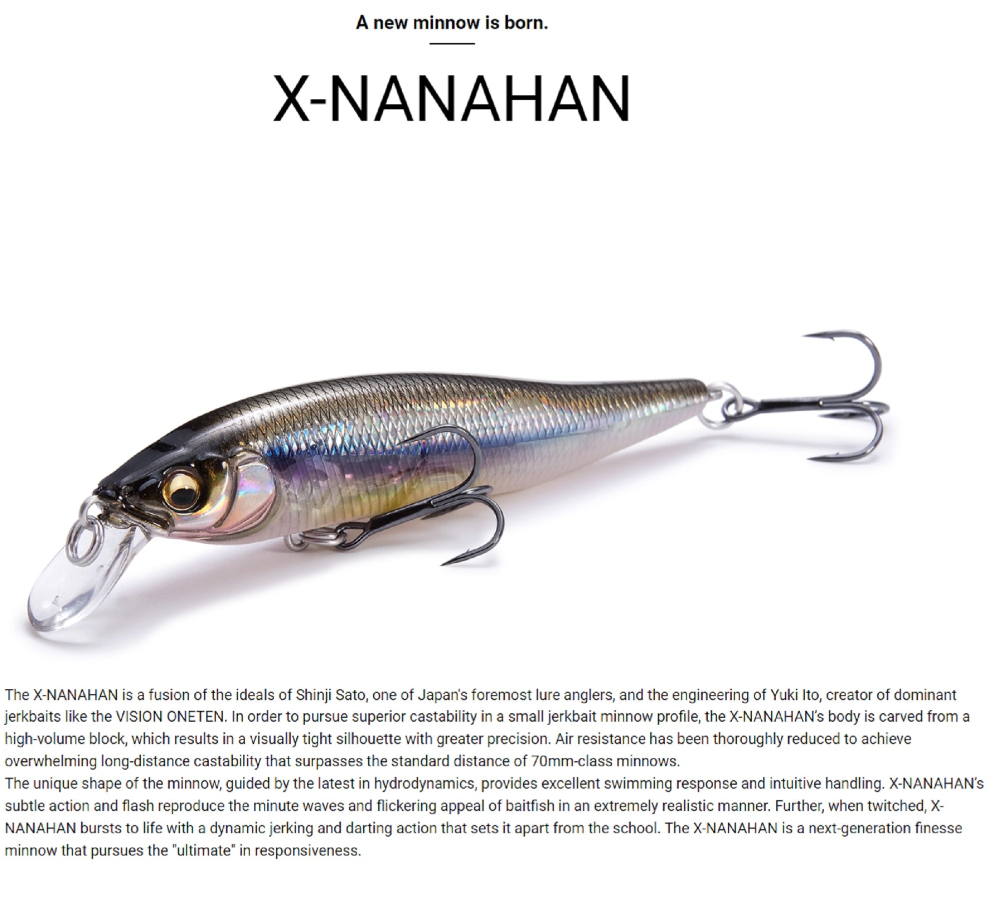 Megabass X-Nanahan 75 mm 1/4 oz Floating Lure Sexy Monro (1296)