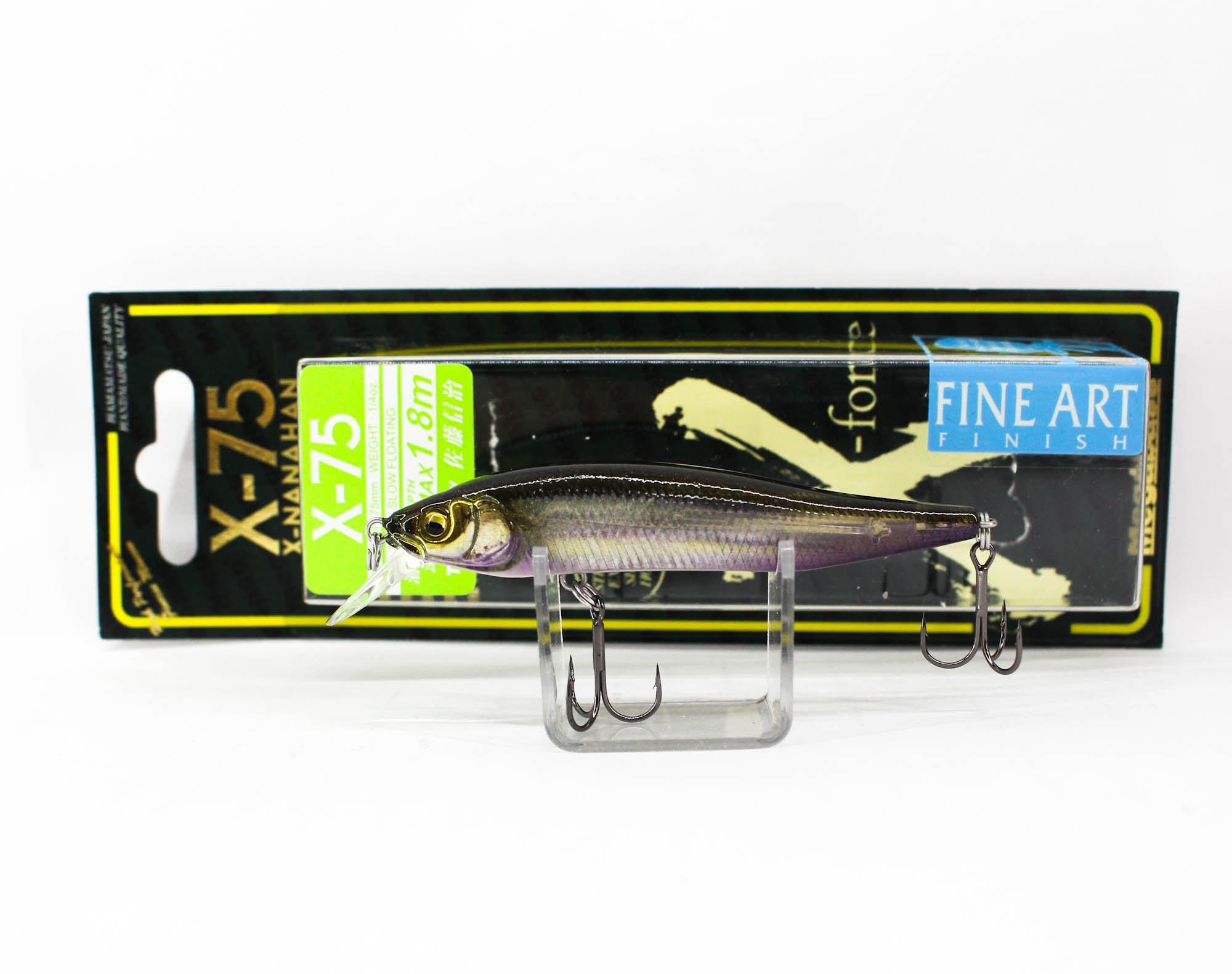 Megabass X-Nanahan 75 mm 1/4 oz Floating Lure FA Ghost Wakasagi (1326)