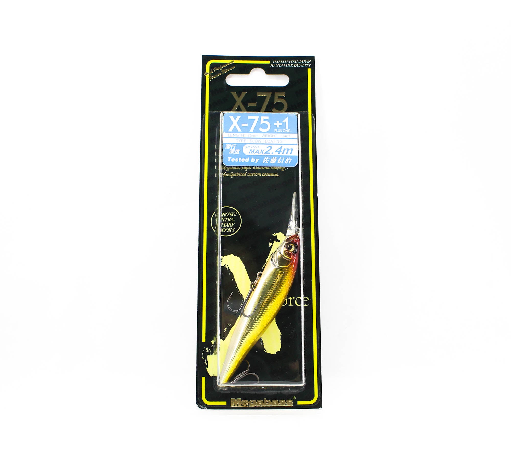 Megabass X-Nanahan +1 75mm 1/4 oz Floating Lure GLX Western Crown 2 (1425)