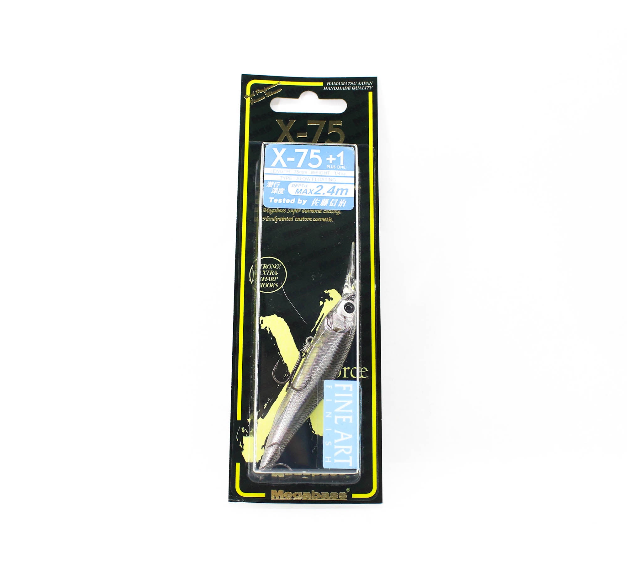 Megabass X-Nanahan +1 75 mm 1/4 oz Floating Lure FA Shirauo (1494)
