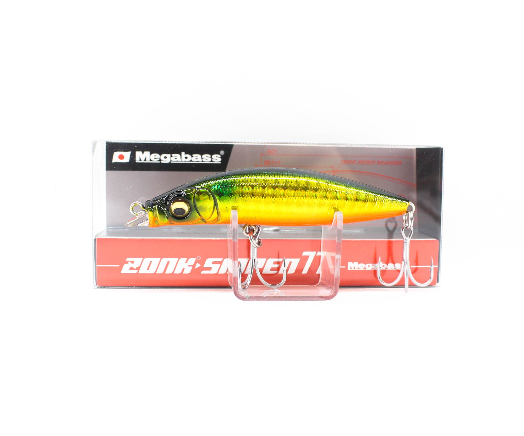 Megabass Zonk Sinpen 77 Sinking Lure GG Kinbora (3139)