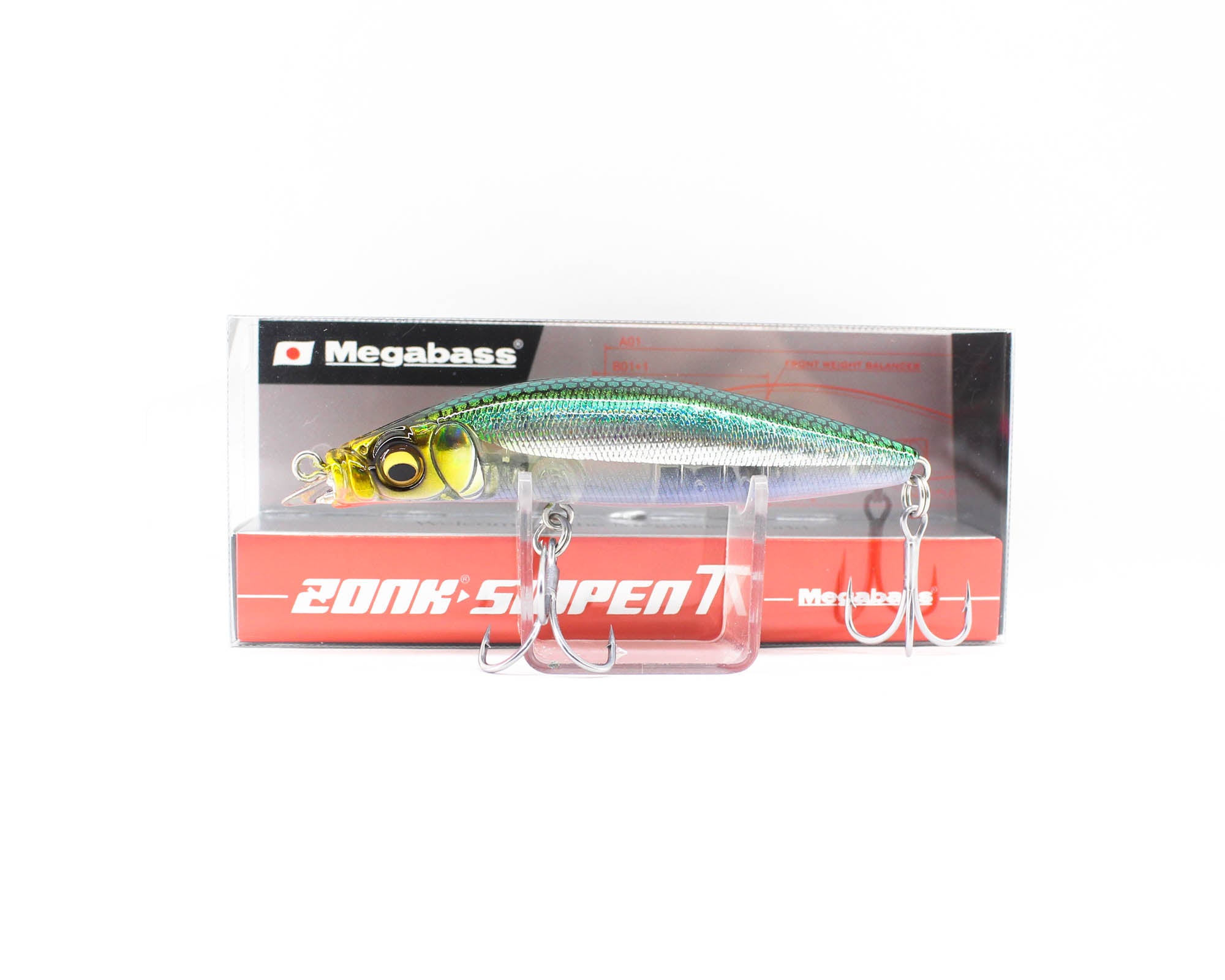 Megabass Zonk Sinpen 77 Sinking Lure HT Sayori SPZ (3153)
