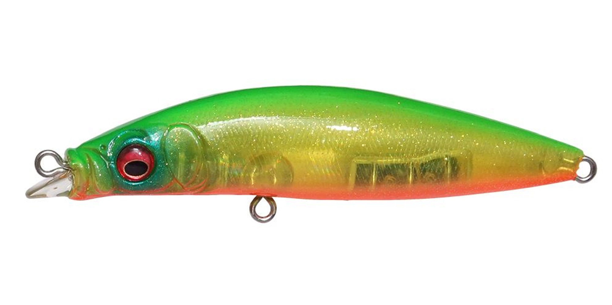 Megabass Zonk Sinpen 77 Sinking Lure Ghost Lime Chart OB (3184)