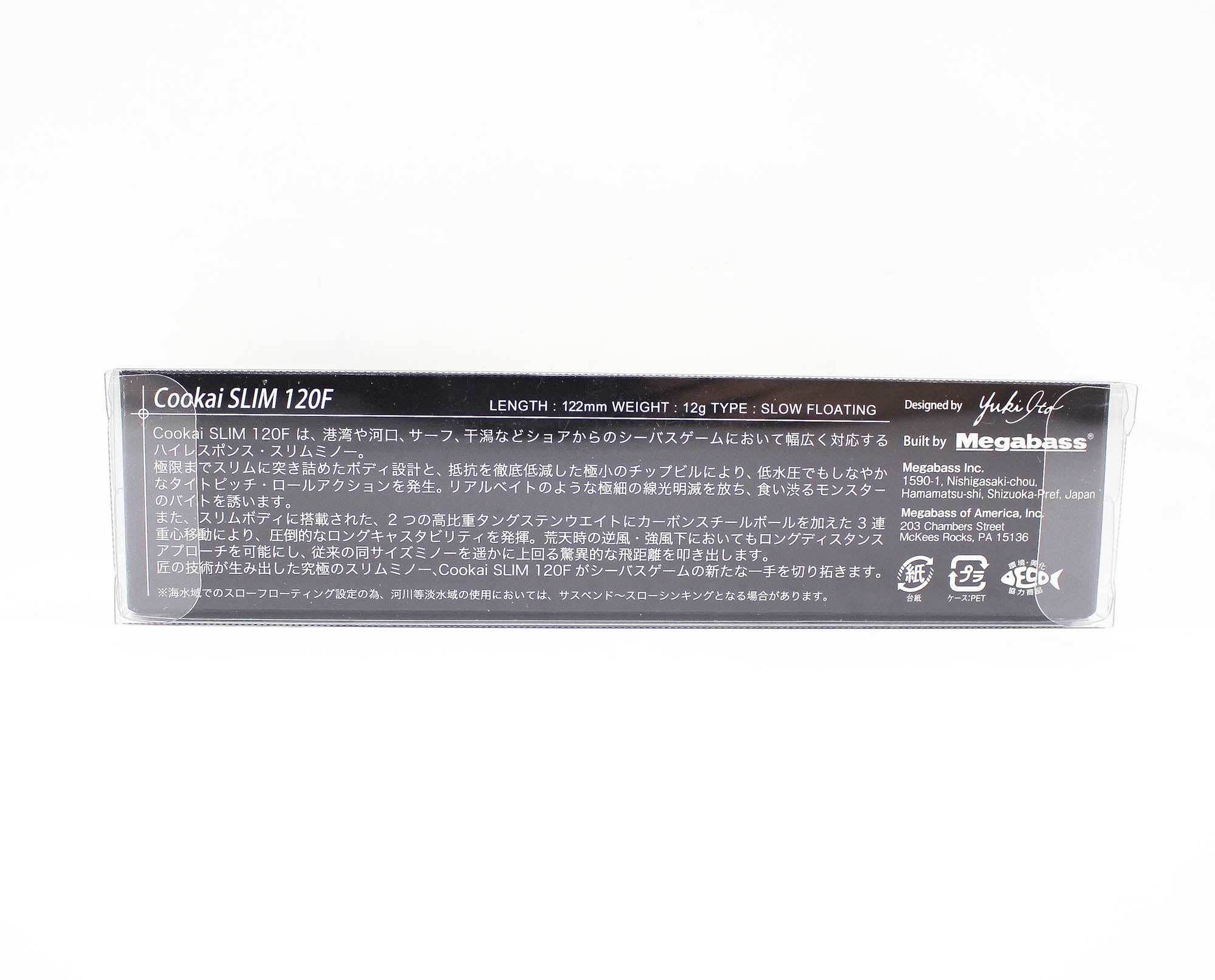 Megabass Cookai Slim 120F Floating Lure FA Ensyu Kisu (6239)