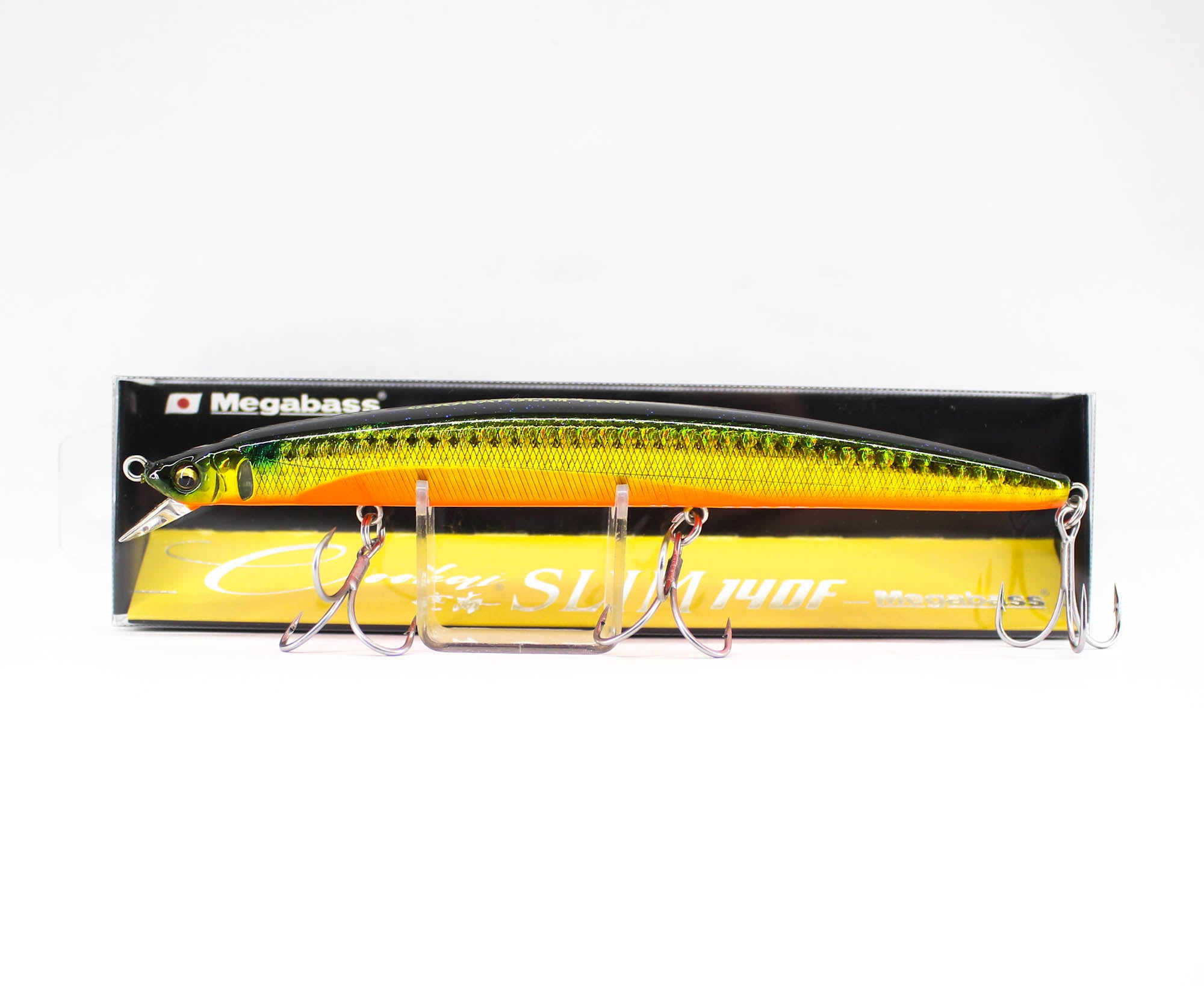 Megabass Cookai Slim 140F Floating Lure GG Kinbora (6284)
