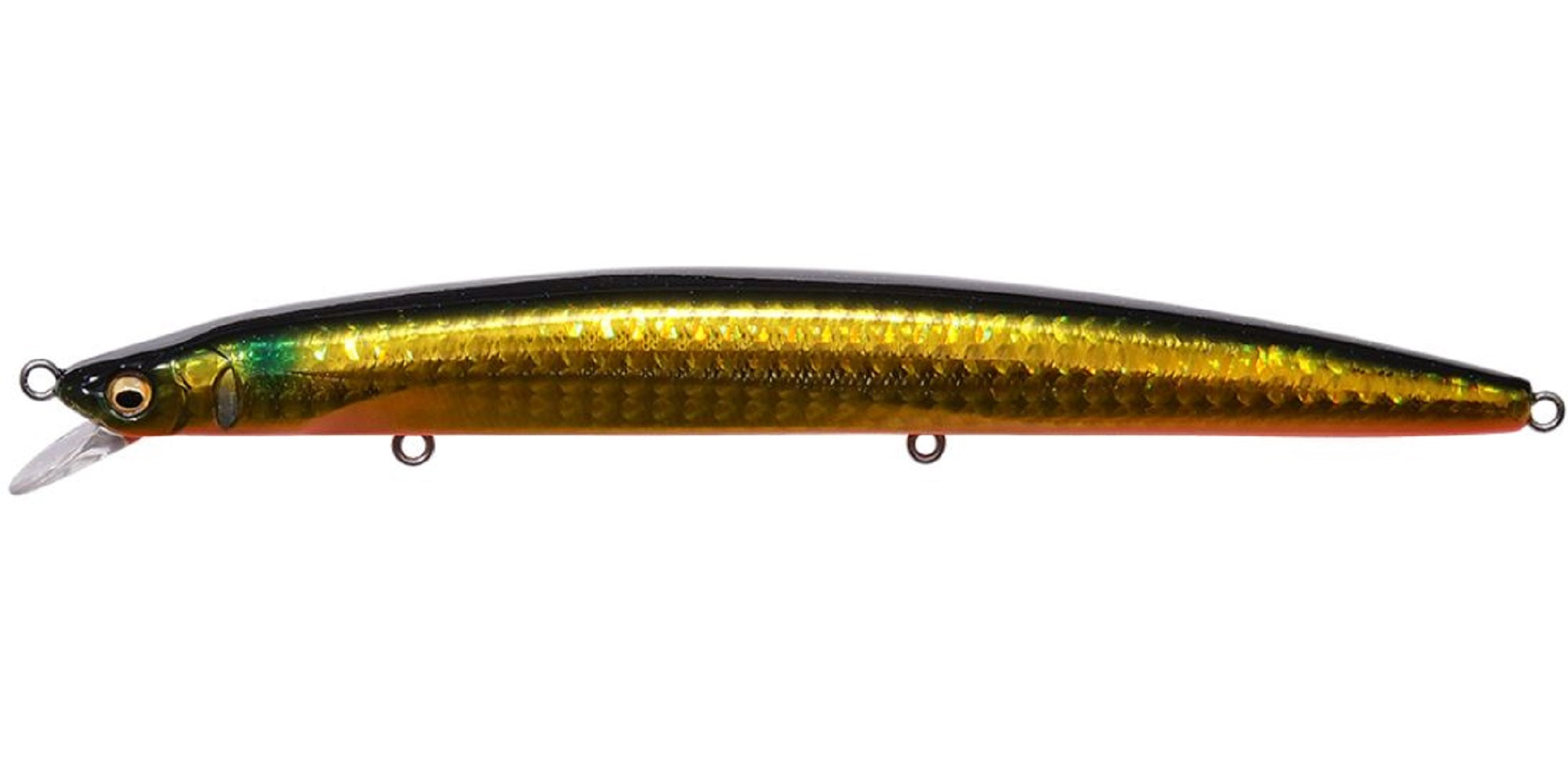 Megabass Cookai Slim 140F Floating Lure GG Kinbora (6284)