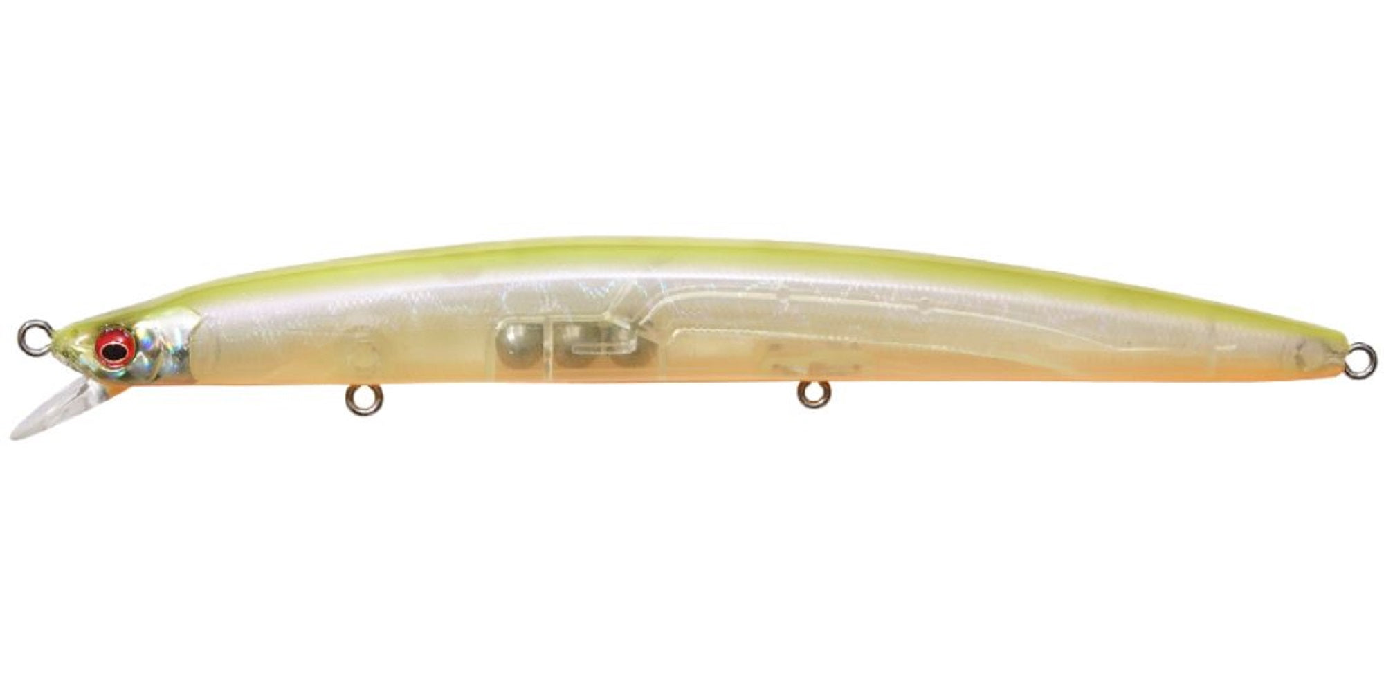 Megabass Cookai Slim 140F Floating Lure Skelton Chart 2 (6321)