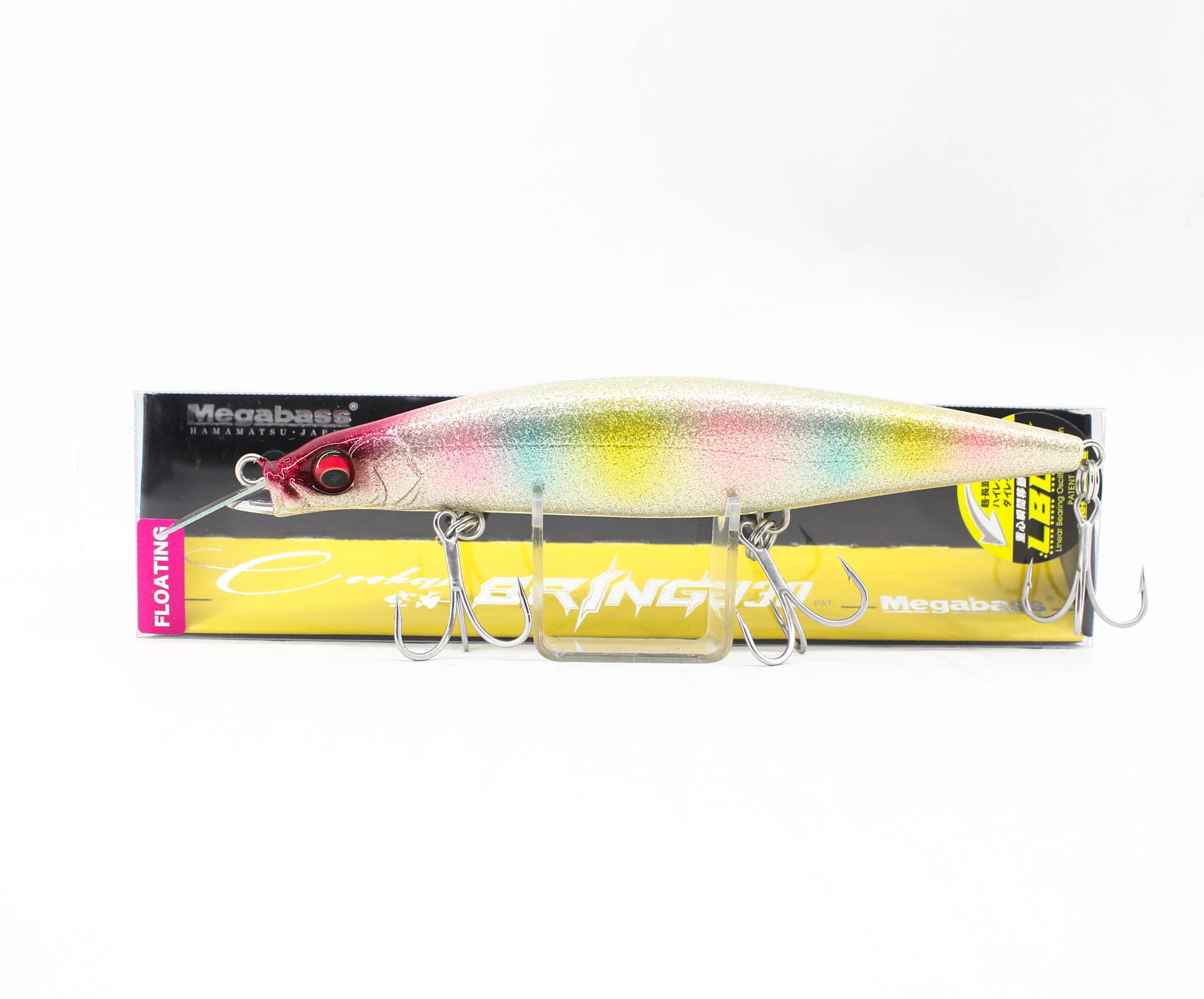 Megabass Cookai Bring 130F Floating Lure GLX Rainbow (7823)