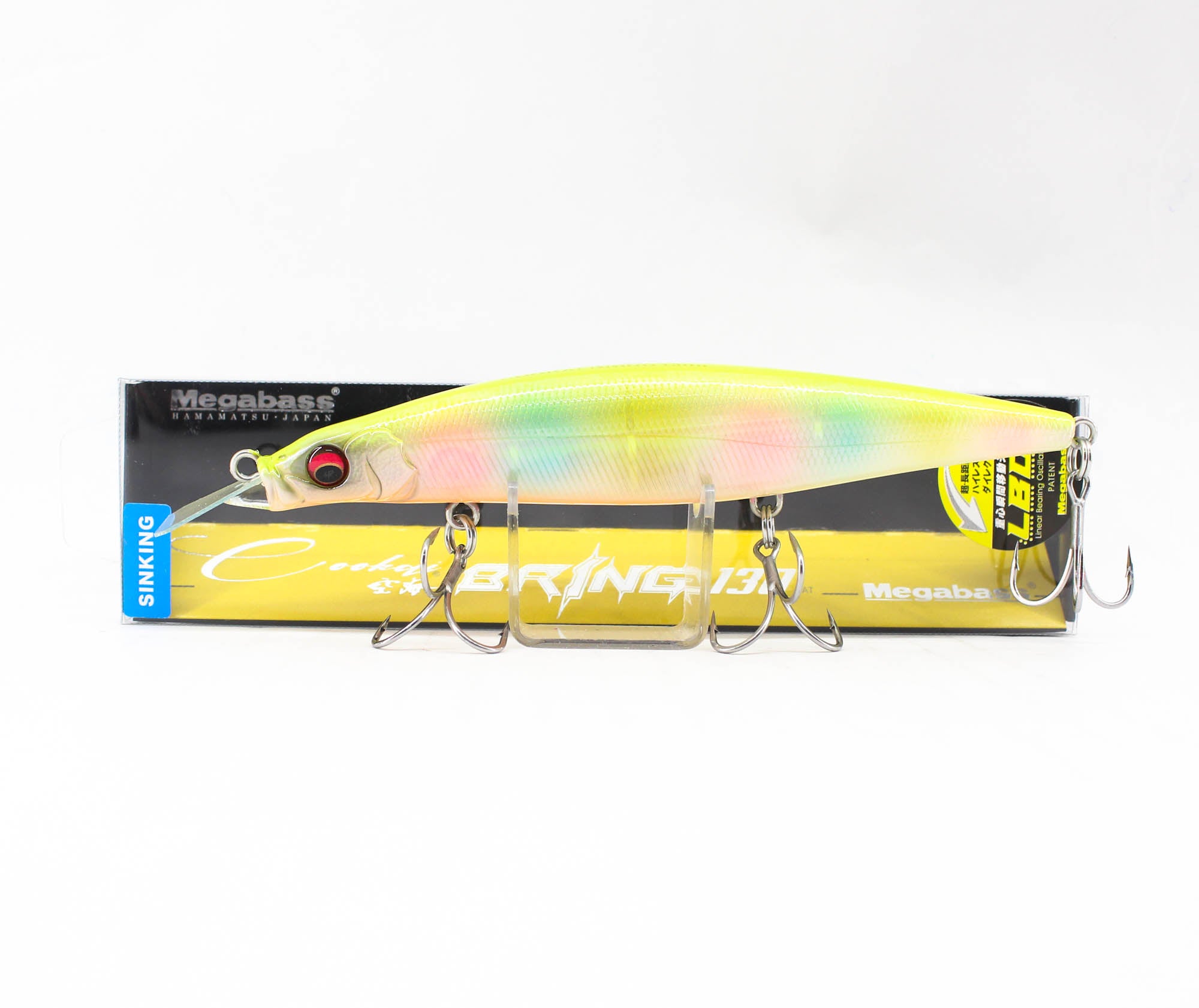 Megabass Cookai Bring 130S Sinking Lure Shell Chart Back Rainbow (7953)