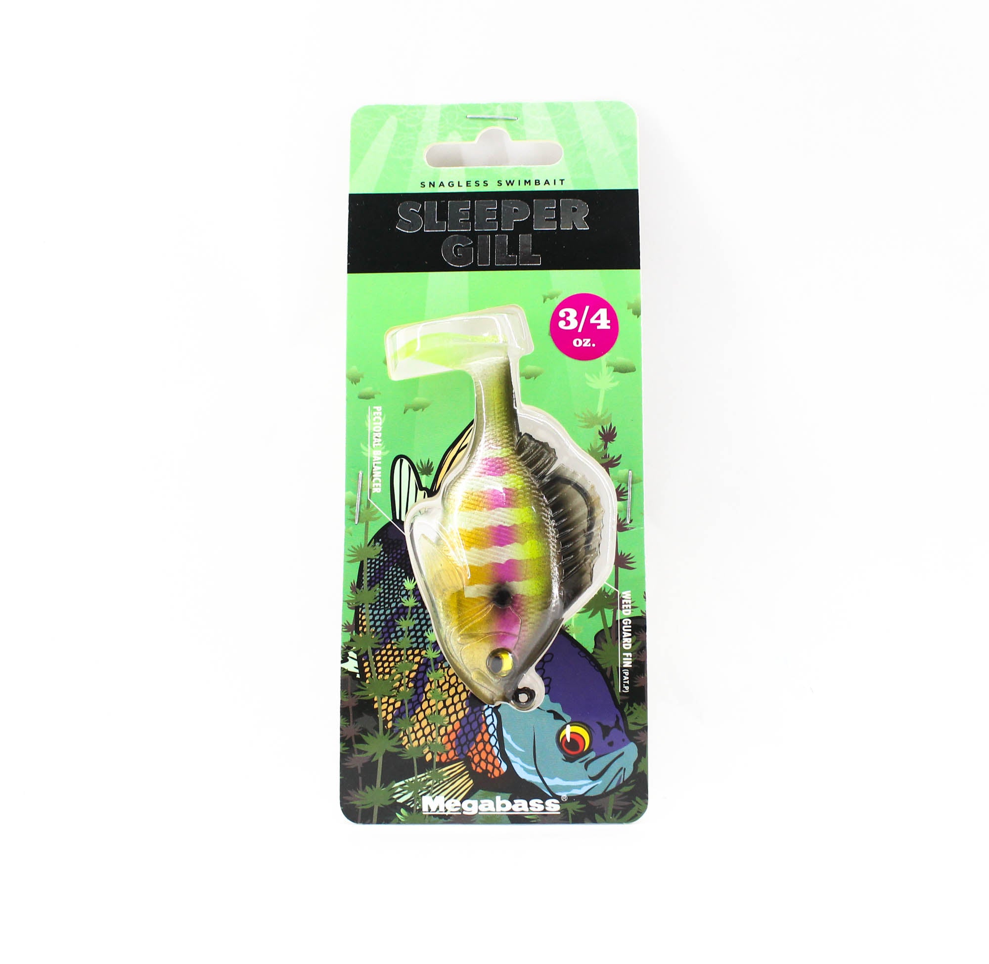 Megabass Soft Lure Sleeper Gill 3.2 Inch 3/4 oz Gill (8769)