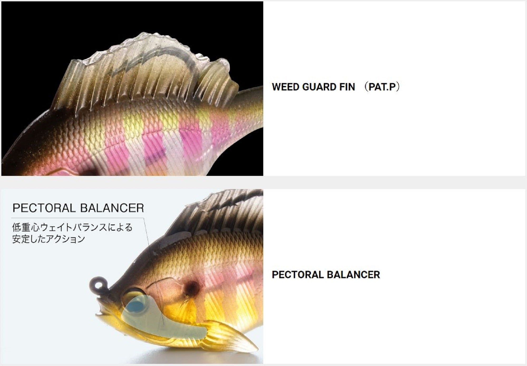 Megabass Soft Lure Sleeper Gill 3.2 Inch 3/4 oz Wild Gill (8776)