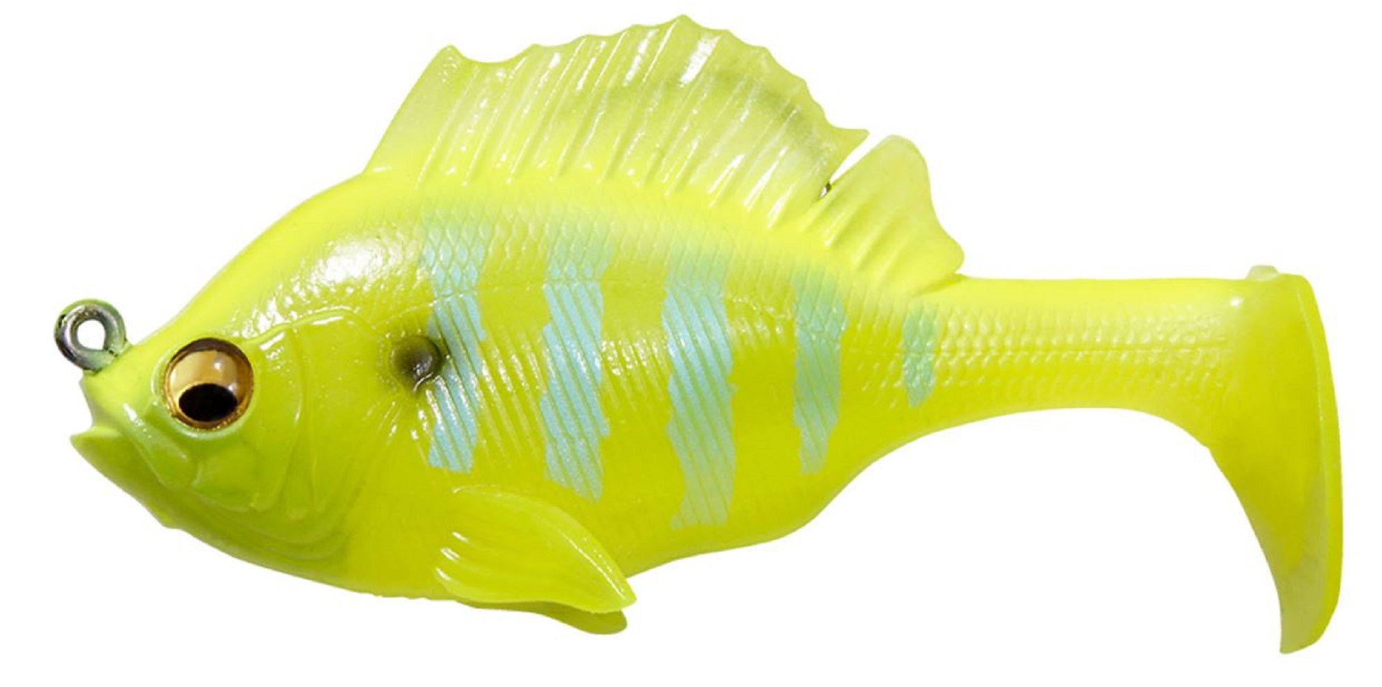 Megabass Soft Lure Sleeper Gill 3.2 Inch 3/4 oz Ghost Lime Chart Gil (8837)
