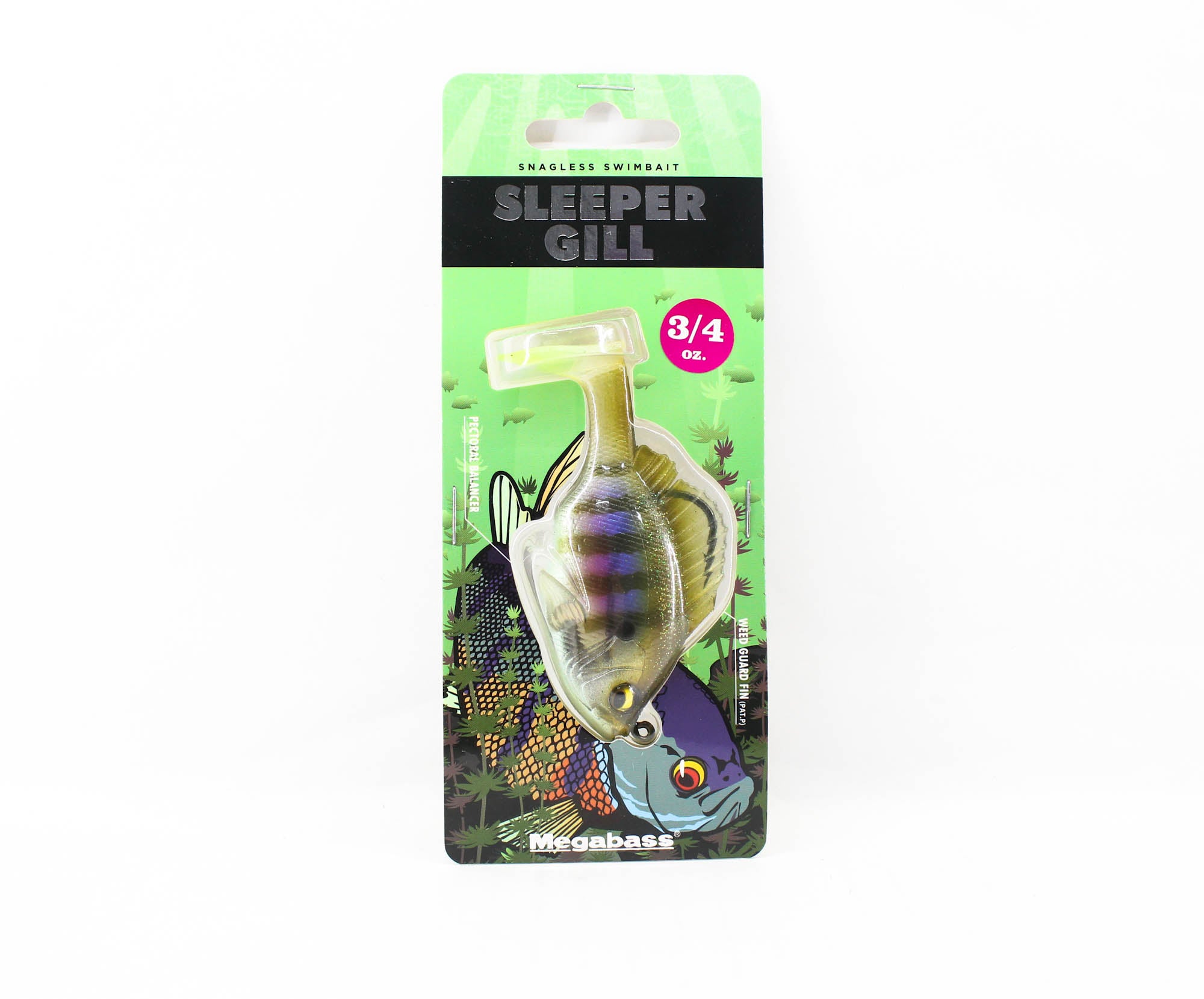 Megabass Soft Lure Sleeper Gill 3.2 Inch 3/4 oz Gillkko (8875)