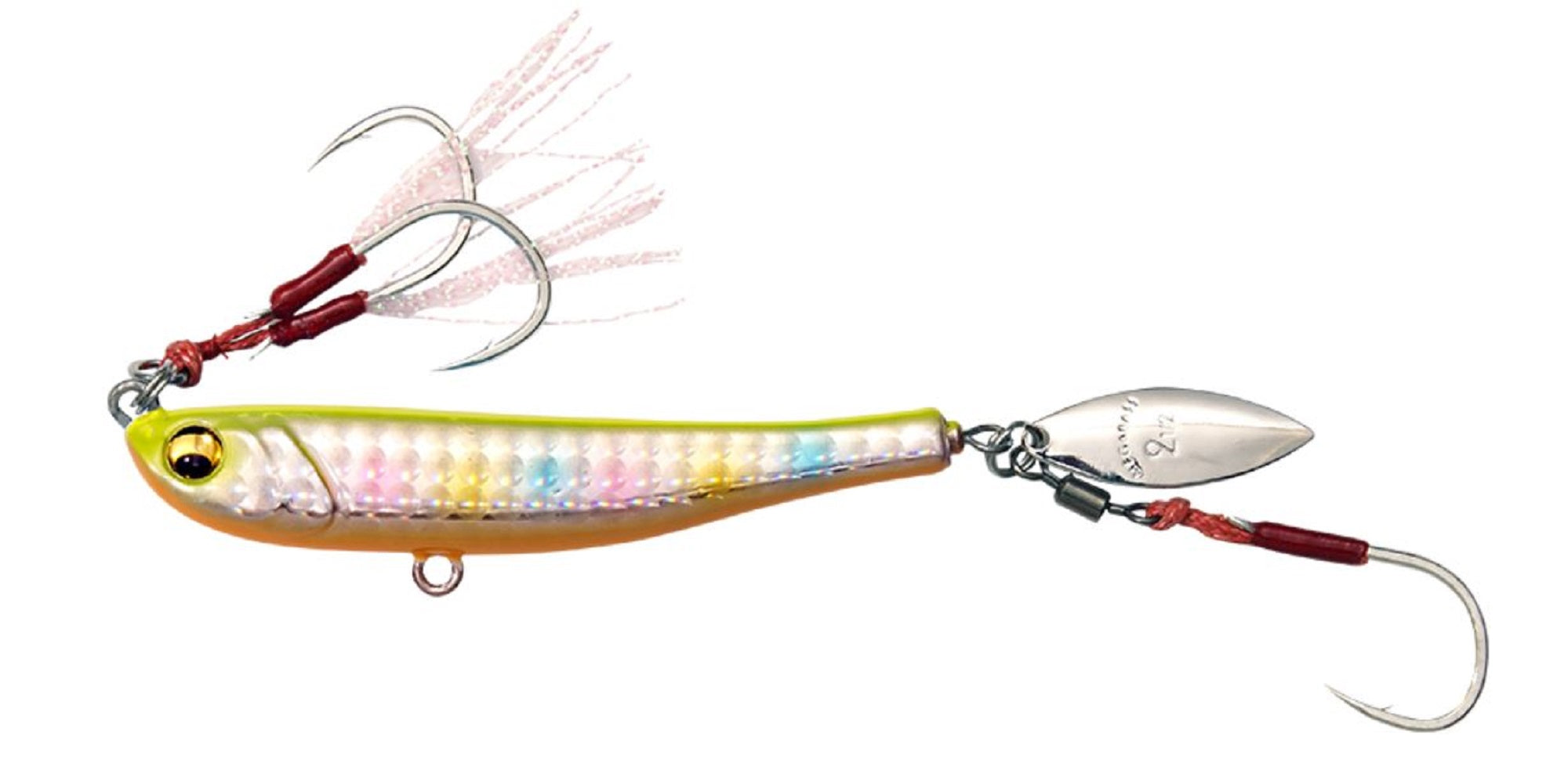 Megabass Metal Jig Makippa 50 grams Sinking Lure Chart Candy OB (0113)