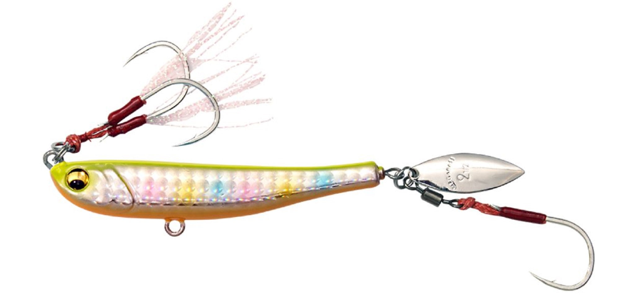 Megabass Metal Jig Makippa 60 grams Sinking Lure Chart Candy OB (0212)