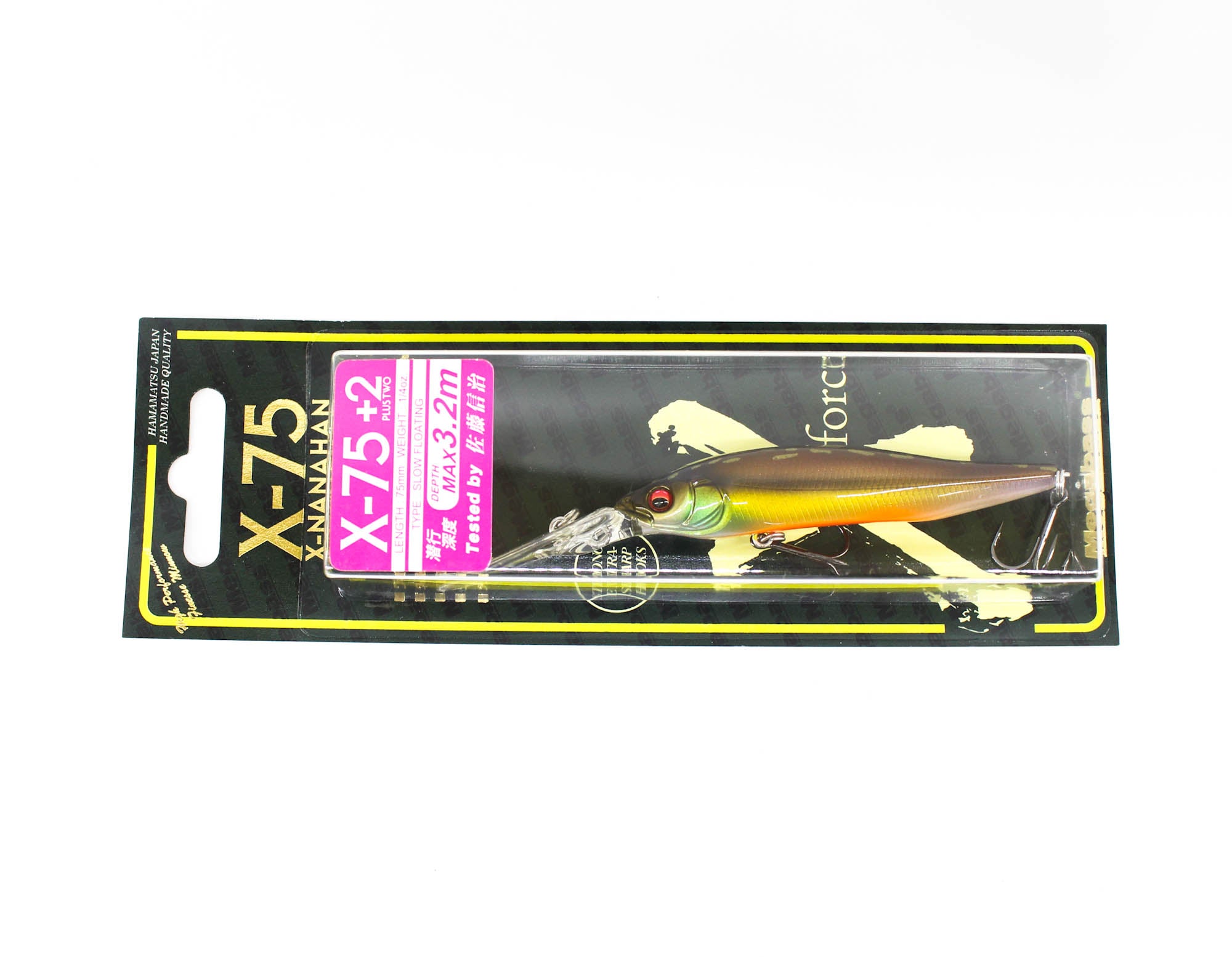 Megabass X-Nanahan +2 75 mm 1/4 oz Floating Lure JP Sculpin (0328)